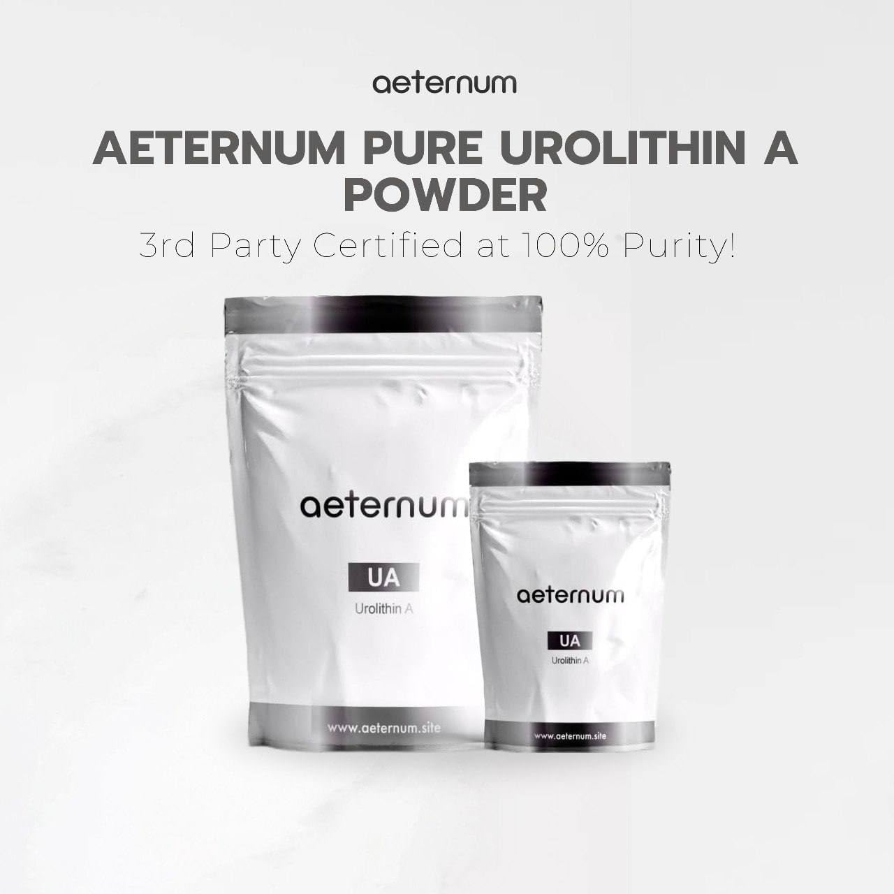 Aeternum UA - Urolithin a Powder - 100G, Urolithin a Supplement for Muscle Function & Mitochondria Support, Pure Urolithin A, No Fillers, Preservatives or Any Other Additives image number 4