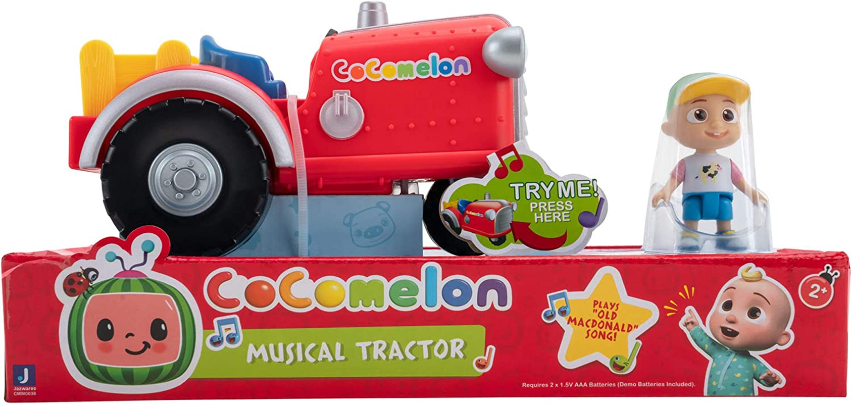 Cocomelon Feature Vehicle Tractor Toy image number 2