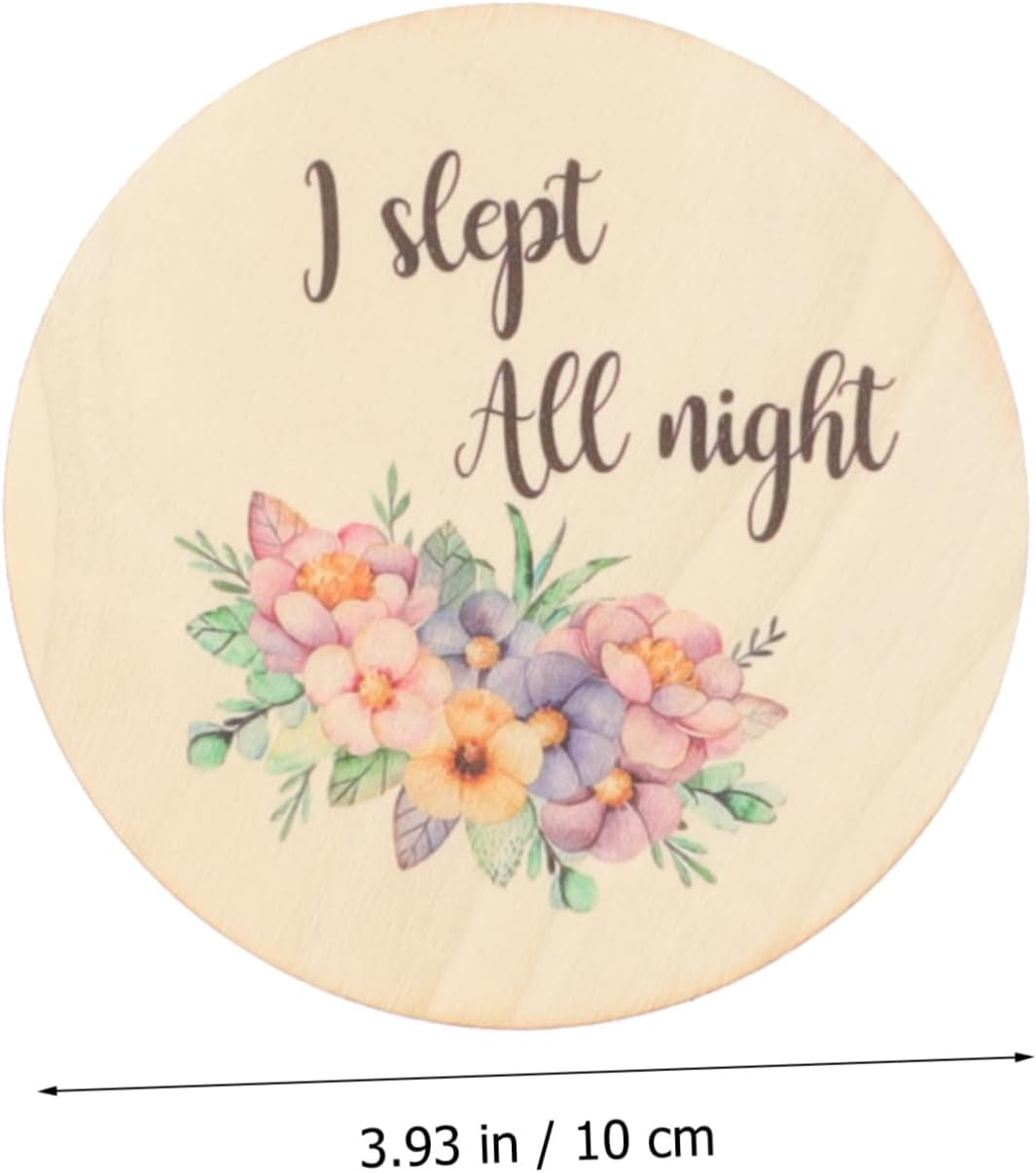 Unique Wooden Milestone Sign Newborn Months Wall Decor Photo Accessory image number 6