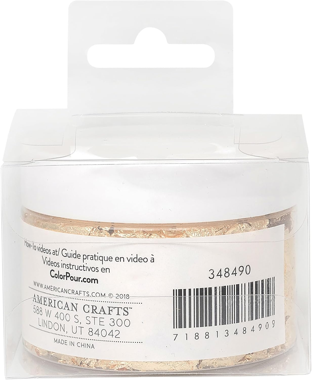 AMERICAN CRAFTS Color Pour Flakes Gold image number 6
