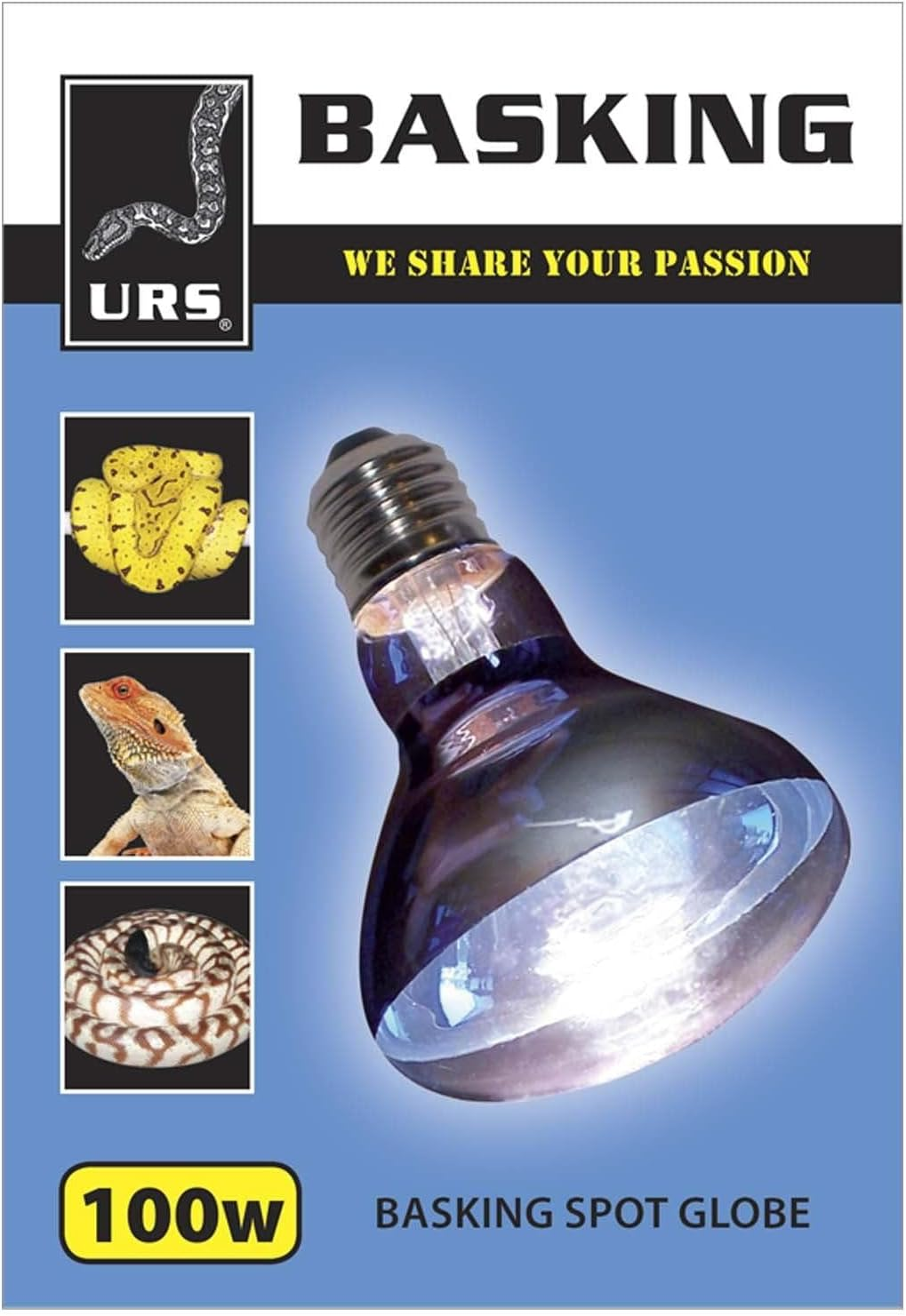 URS Basking Spot Globe 100W Daylight White Globe Bulb image number 1