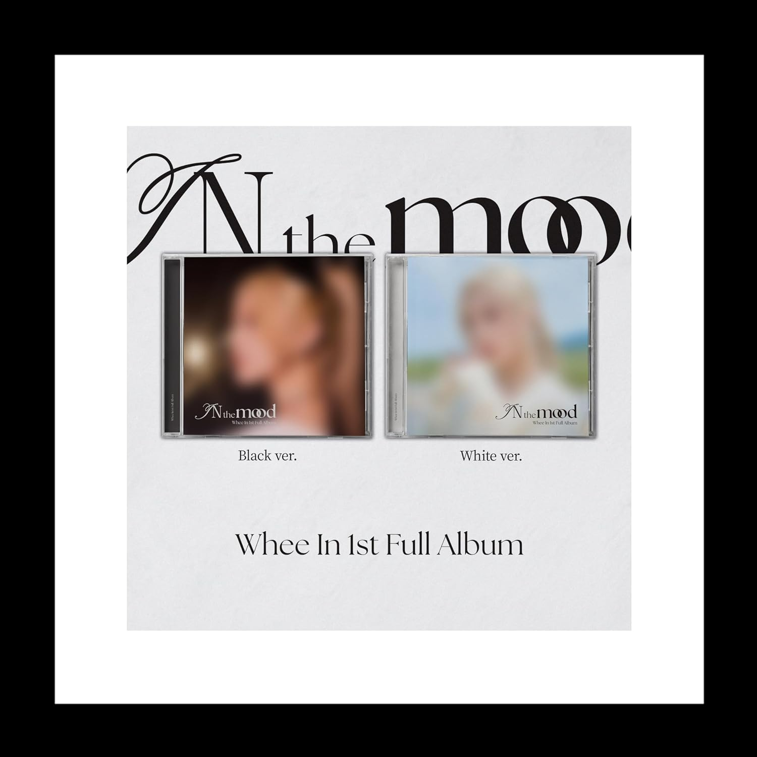 MAMAMOO Wheein in the Mood 1St Album Contents+Photocard+Tracking Sealed Whee in (Jewel Black Version) image number 2