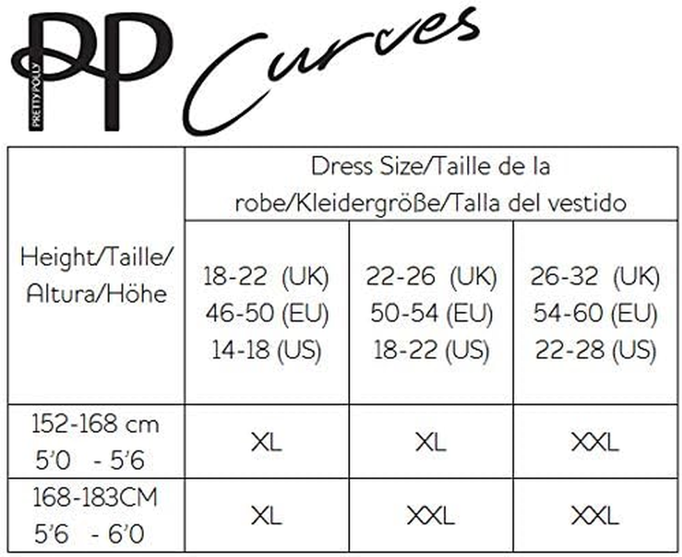 Pretty Polly Women'S Curves plus Size Suspender Tights image number 5