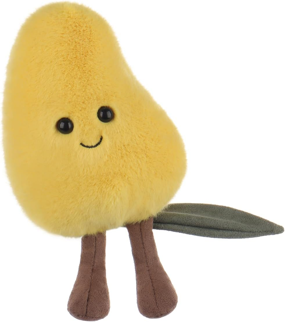 Apricot Lamb Fresh Mango Stuffed Animals for Kids, Soft Cute Plush Toys for Baby Girl and Boy, 5.6 Inches