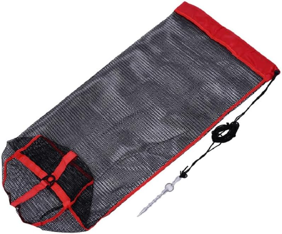 Fish Protection Bundle Mouth, Fish Bag, Wild Fishing Protection Net, Fishing Protection Walking Fishing Equipment (Black, One Size) image number 1