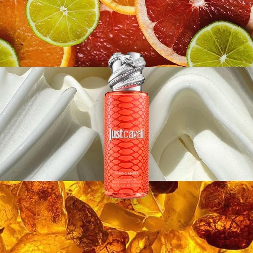 Just Cavalli Hair and Body Mist - Daring Amber by Roberto Cavalli for Women - 8.4 Oz Body Mist image number 1