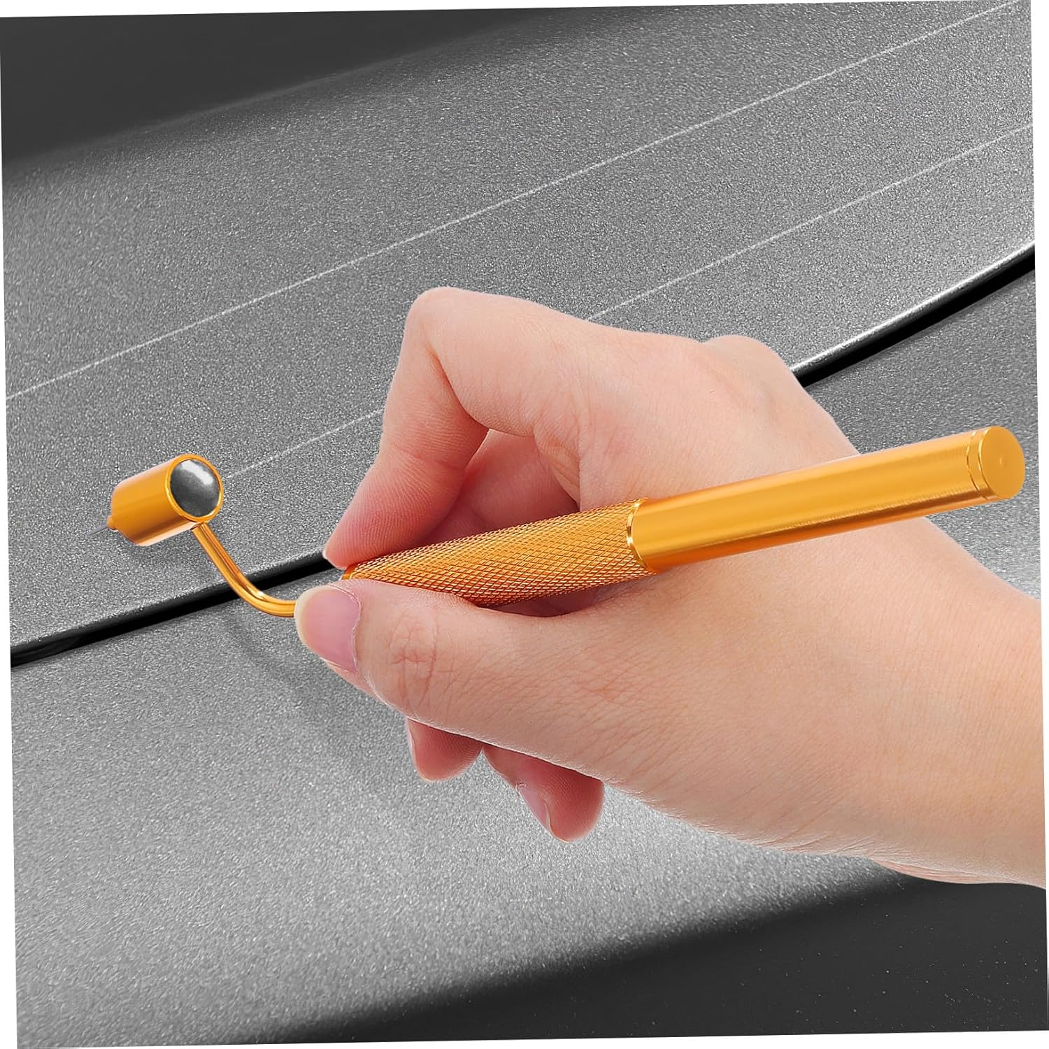 PRETYZOOM Car Paint Scratch Repair Pen Fine Line Fluid Applicator with Dropper Needle Precision Detailing Touch-Up Tool for Vehicles Enhanced Grip for Accurate Refinishing
