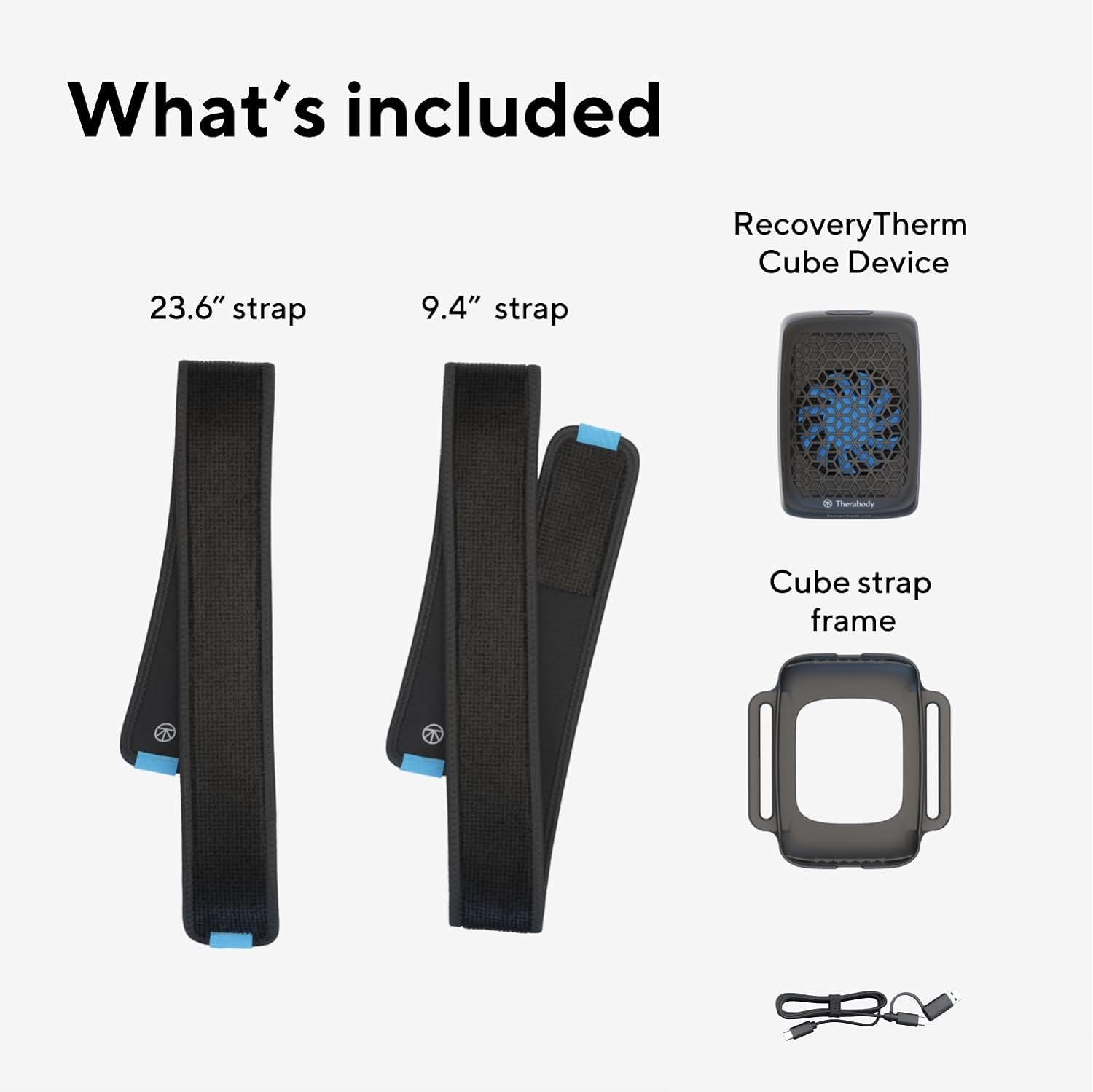 Therabody Recoverytherm Cube Instant Heat, Cold and Contrast Therapy for Pain Relief, Aches and Pains, and Muscle Recovery - Portable Hands Free Cryotherapy Machine with Cold Compress & Heating Pad image number 4