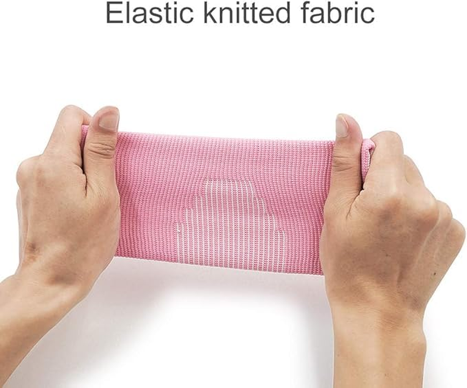 Compression Elbow Brace Support -Knit Arm Sleeves for Tennis Basketball Weightlifting Biking Arthritic (Pink, M)