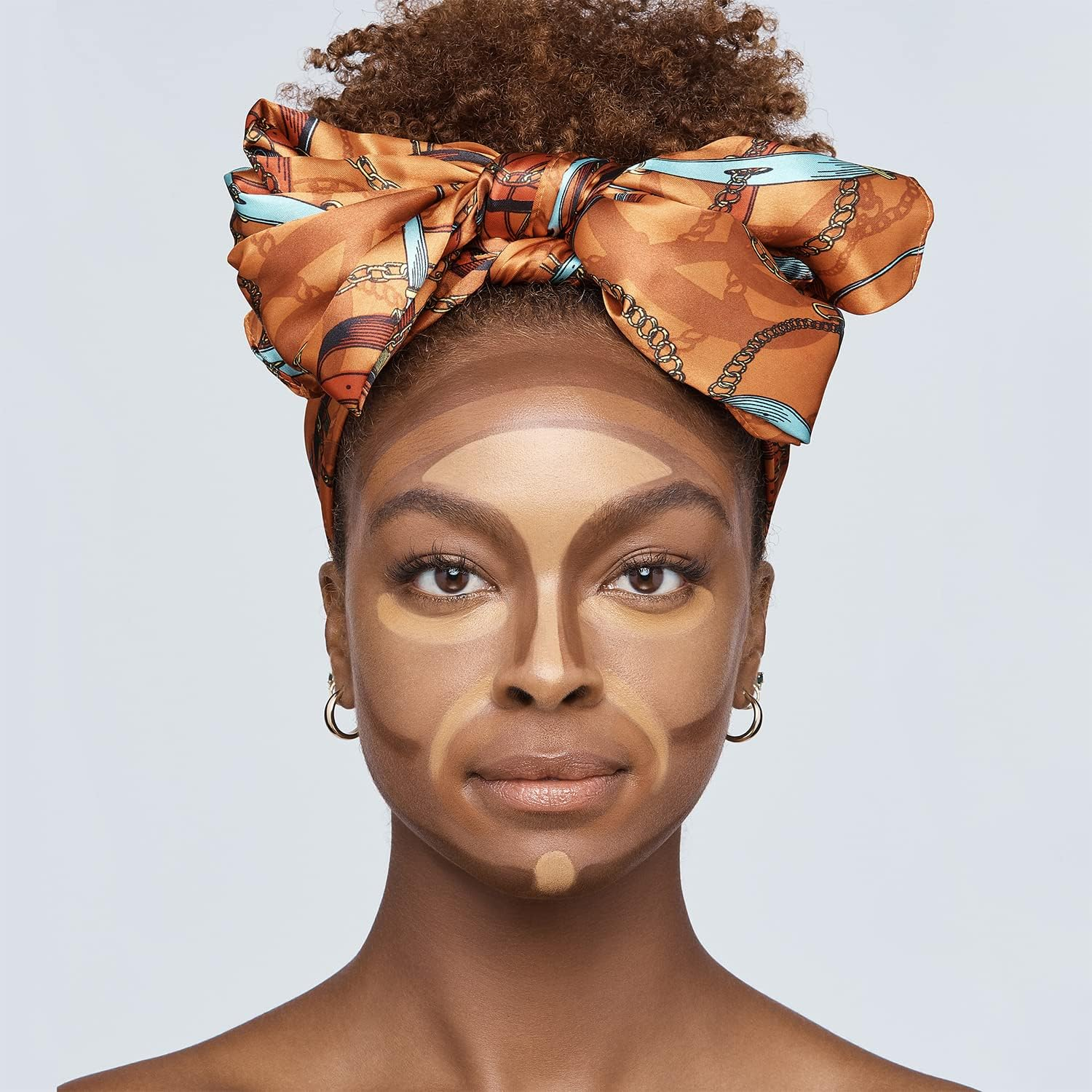 Ruby Kisses 4-In-1 Concealer, Color Corrector, Contour & Highlight, Full Coverage Natural Finish Covers under Eye Circles & Blemishes, Hydrating & Long Lasting Formula (Orange Corrector, 1 Pack) image number 3