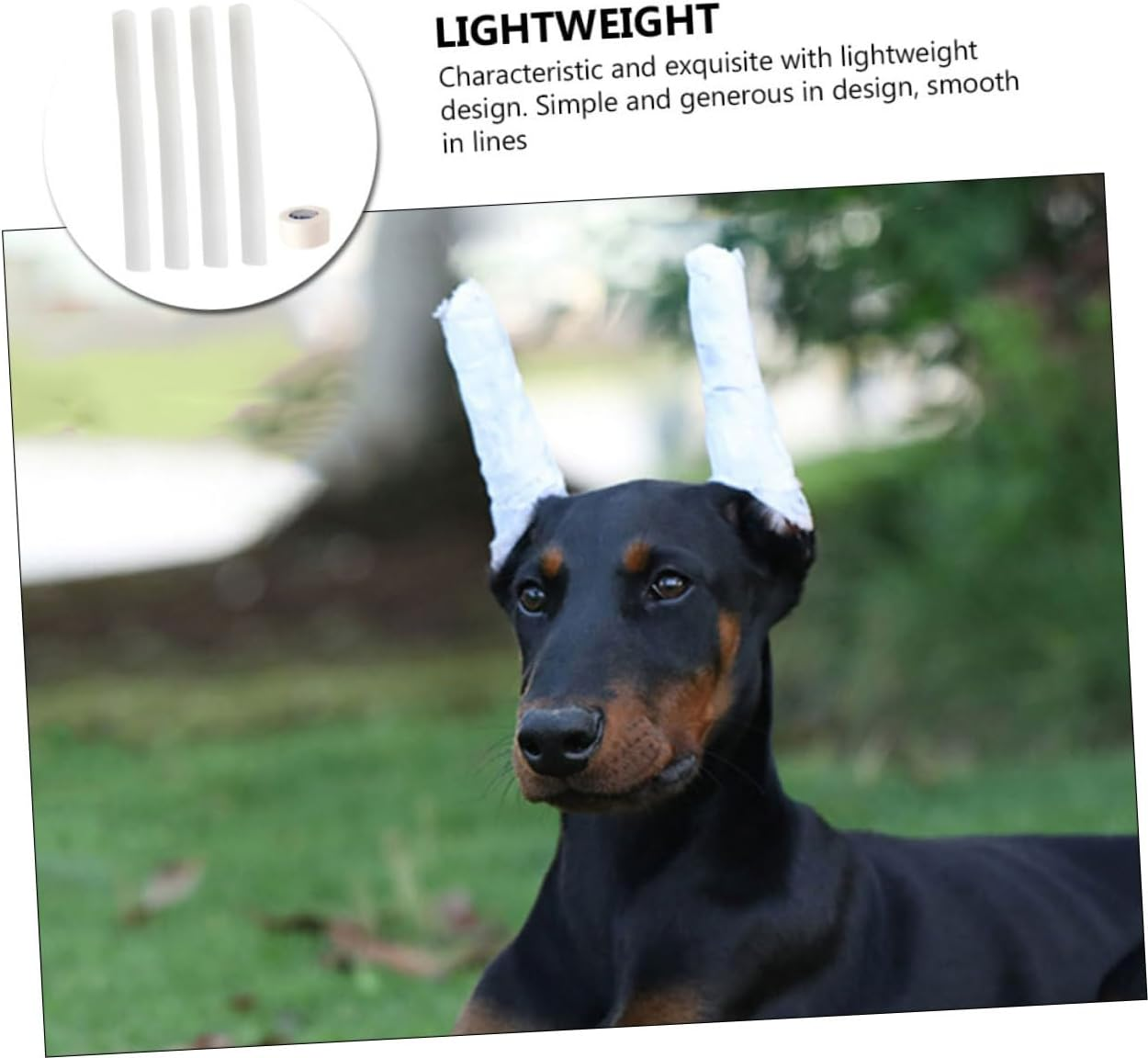 GANAZONO 1 Set Tool Puppy Ear Support for Pets Dog Ear Tape Standing Band for Dog Ears Dog Accessories Puppy Doberman Pinscher Ear Plugs Soft Suite Foam image number 3