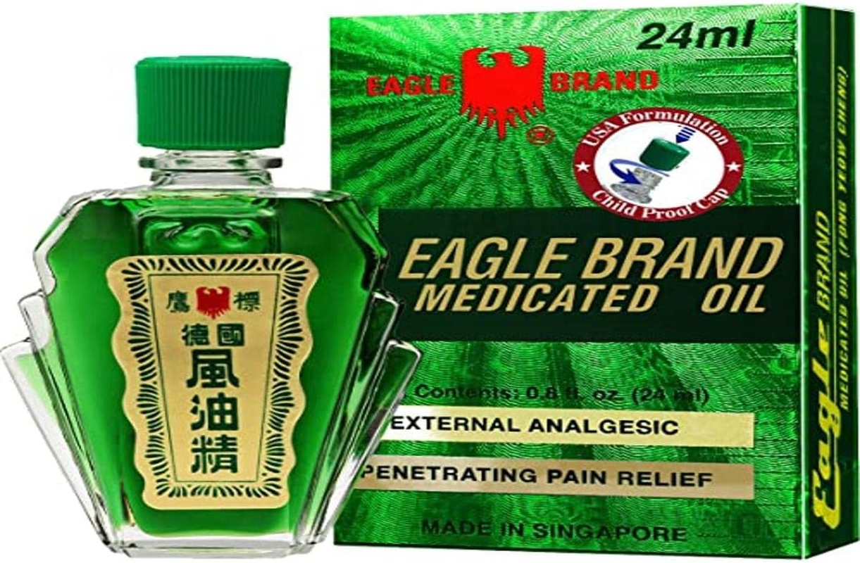 Eagle Brand Medicated Oil 0.8 Oz - 24 Ml Bottle
