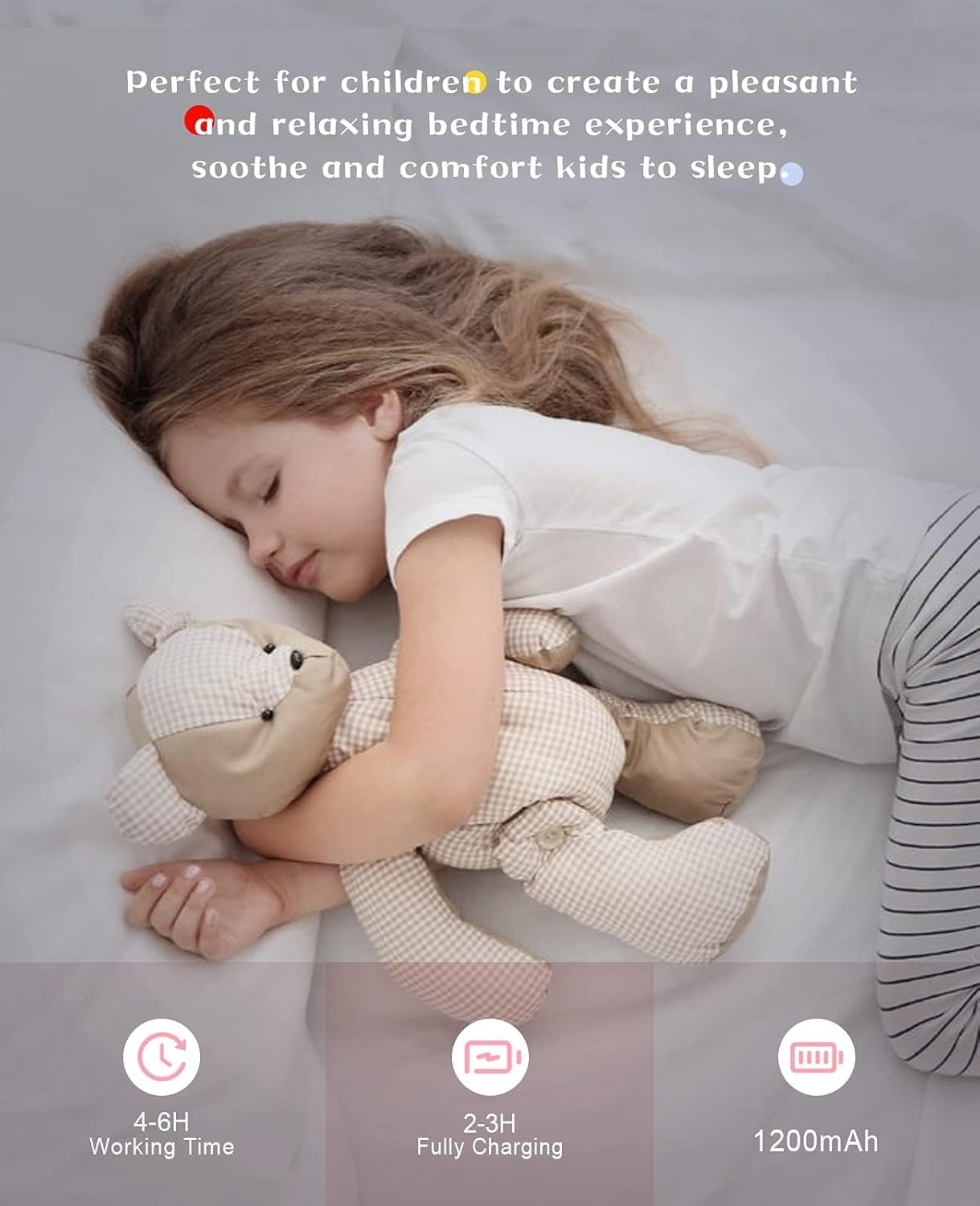 Night Light Kids, Star Night Light Projector with Music Remote, 360&deg; Rotating Baby Night Lights, Star Projector Toys for Toddler Children Girls Birthday Decorations Children Room Decor image number 4