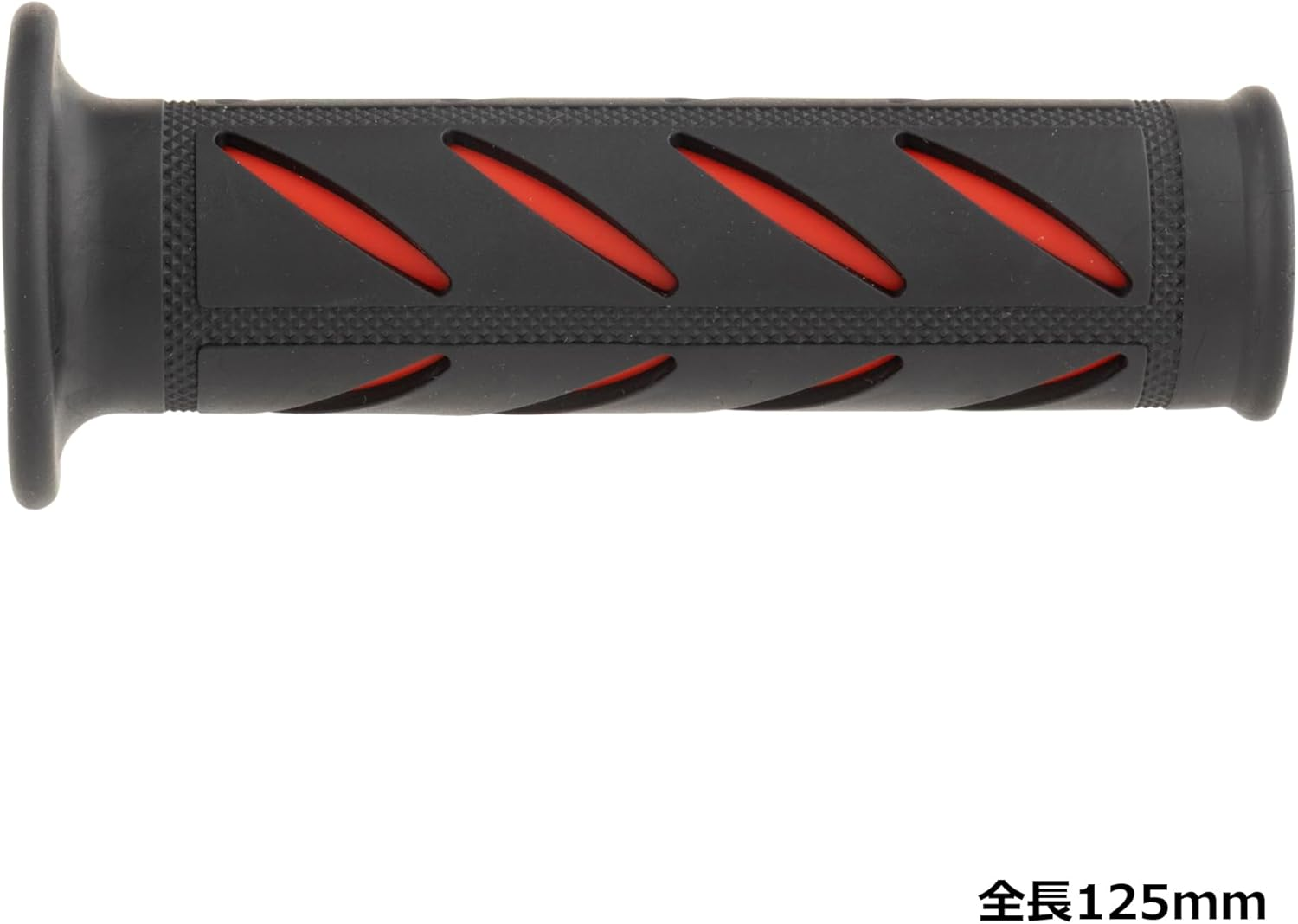 キジマ(Kijima) バイクパーツ グリップ SP4 ラバー製 125Mm 22.2Mm 貫通タイプ 汎用 image number 1