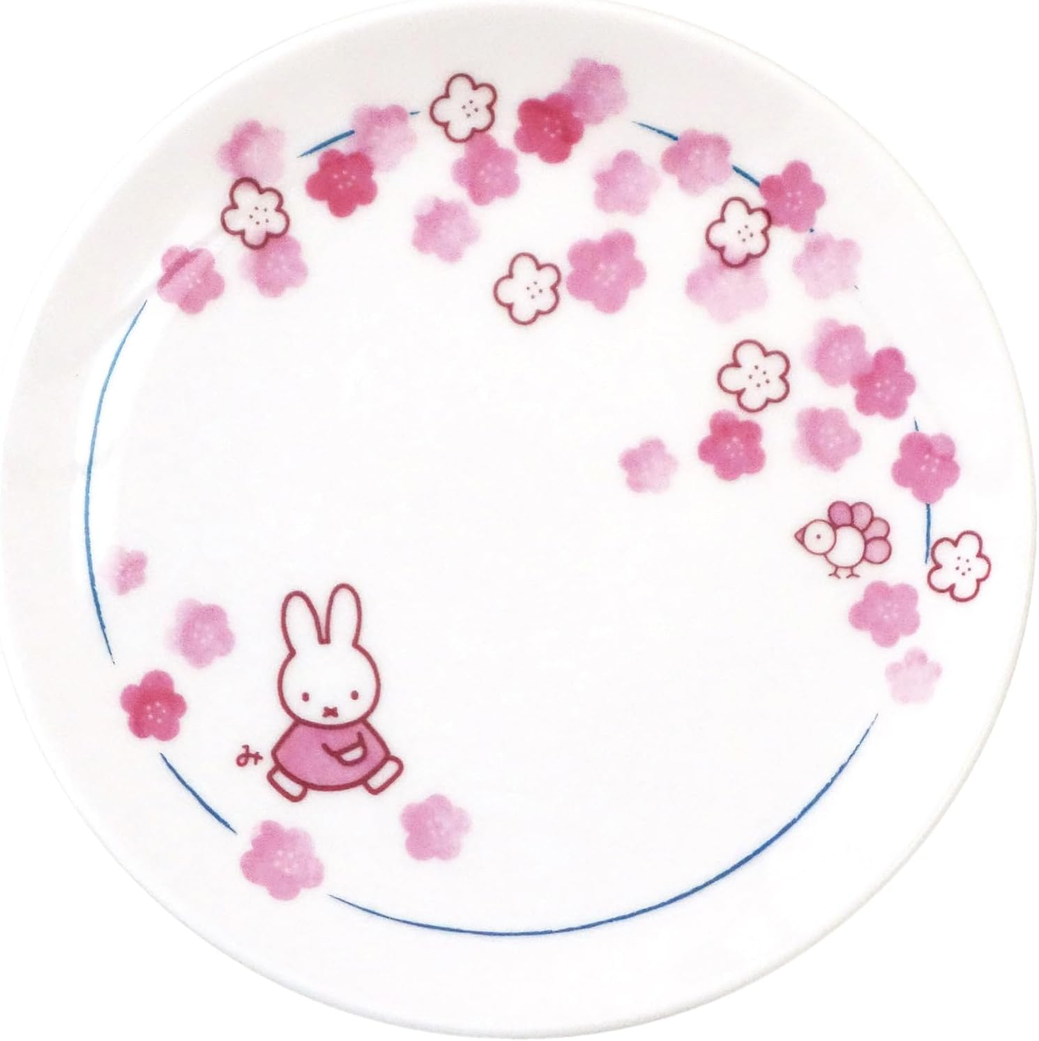 Dick Bruna 418111 Miffy Miffy Mug, Approx. Diameter 3.1 X Height 3.5 Inches (8 X 9 Cm), Tableware, Goods, Miscellaneous Goods, Faint (Flowers), Made in Japan