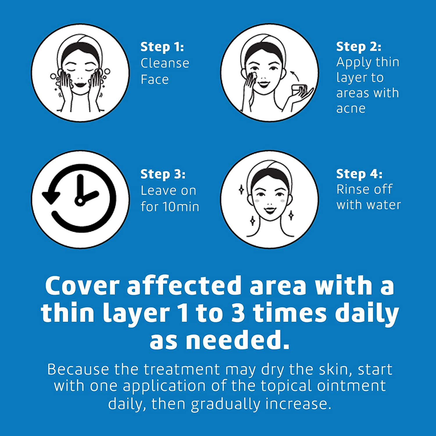 De La Cruz 10% Sulfur Ointment Acne Medication, Allergy-Tested, No Preservatives, Fragrances or Dyes, Made in USA 0.21 OZ. image number 5