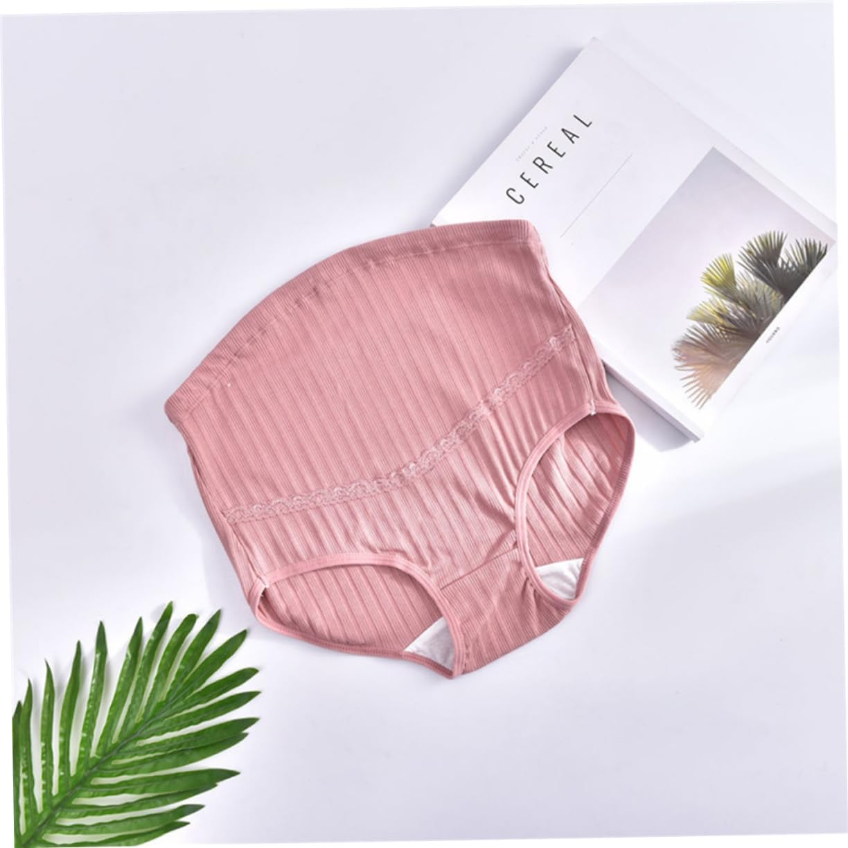 3Pcs High Waist Maternity Panties Cotton Comfortable Underwear for Pregnant Women Tummy Control image number 6