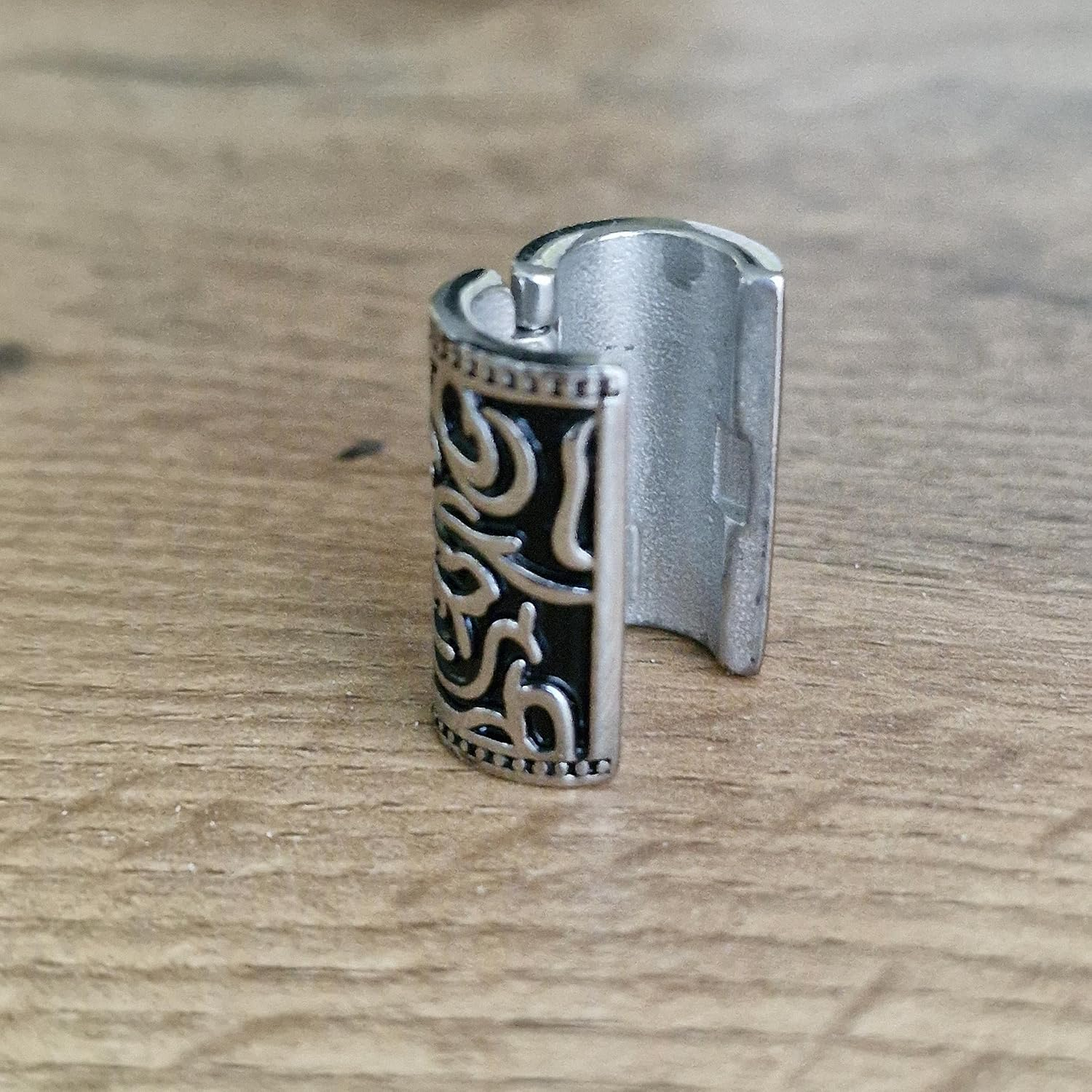 VALHALLA Beads Beard Hair Open-Close Vikings Stainless Steel Braiding Beads Dreadlocks Hair Jewelry Hair Decoration, Stainless Steel image number 1