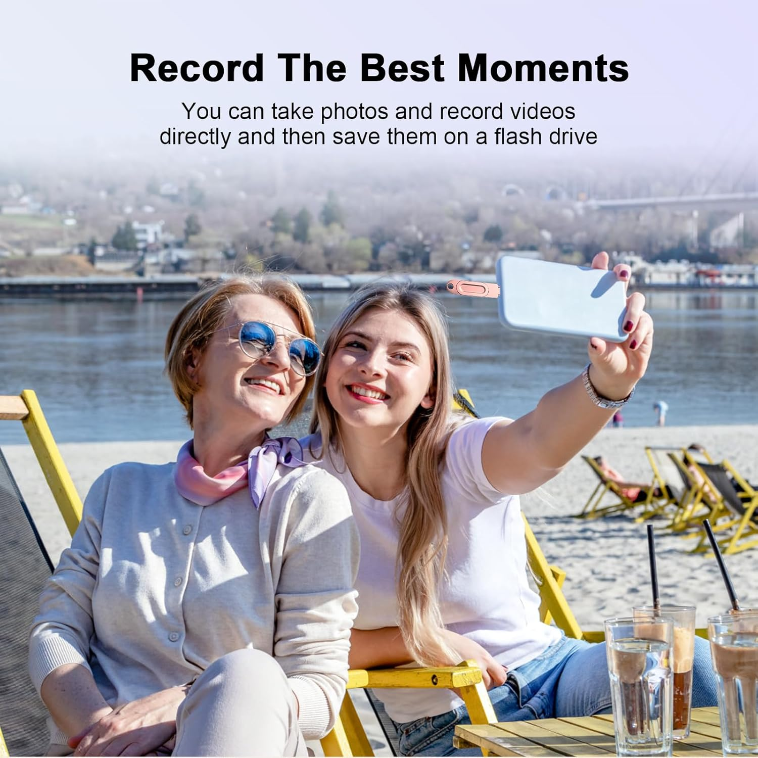 Mfi Certified Iphone Flash Drive,512Gb Iphone Photo Stick,3 in 1 Flash Drive for Iphone,Usb Memory Stick for Backup,Iphone USB Drive Compatible with Iphone,Ipad,Android,Pc,More Devices(Pink) image number 1