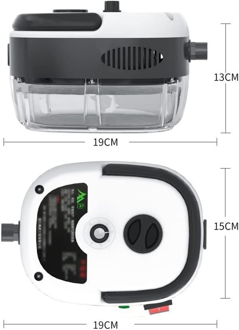 Portable Handheld Steam Cleaner High Pressure Steam Cleaning Machine with Brush Heads for Kitchen Furniture Bathroom Car 2500W(White) image number 3