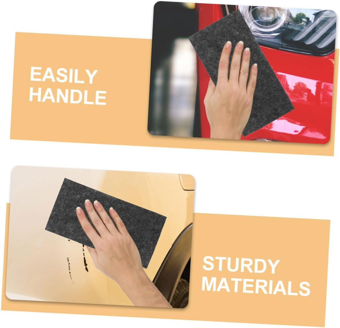 VINTORKY 3Pcs Nano Cloth for Car Scratch Removal Fade-Resistant Automotive Scratch Remover Fit Paint and Polish Repair Cloth Essential Car Care Supplies image number 1