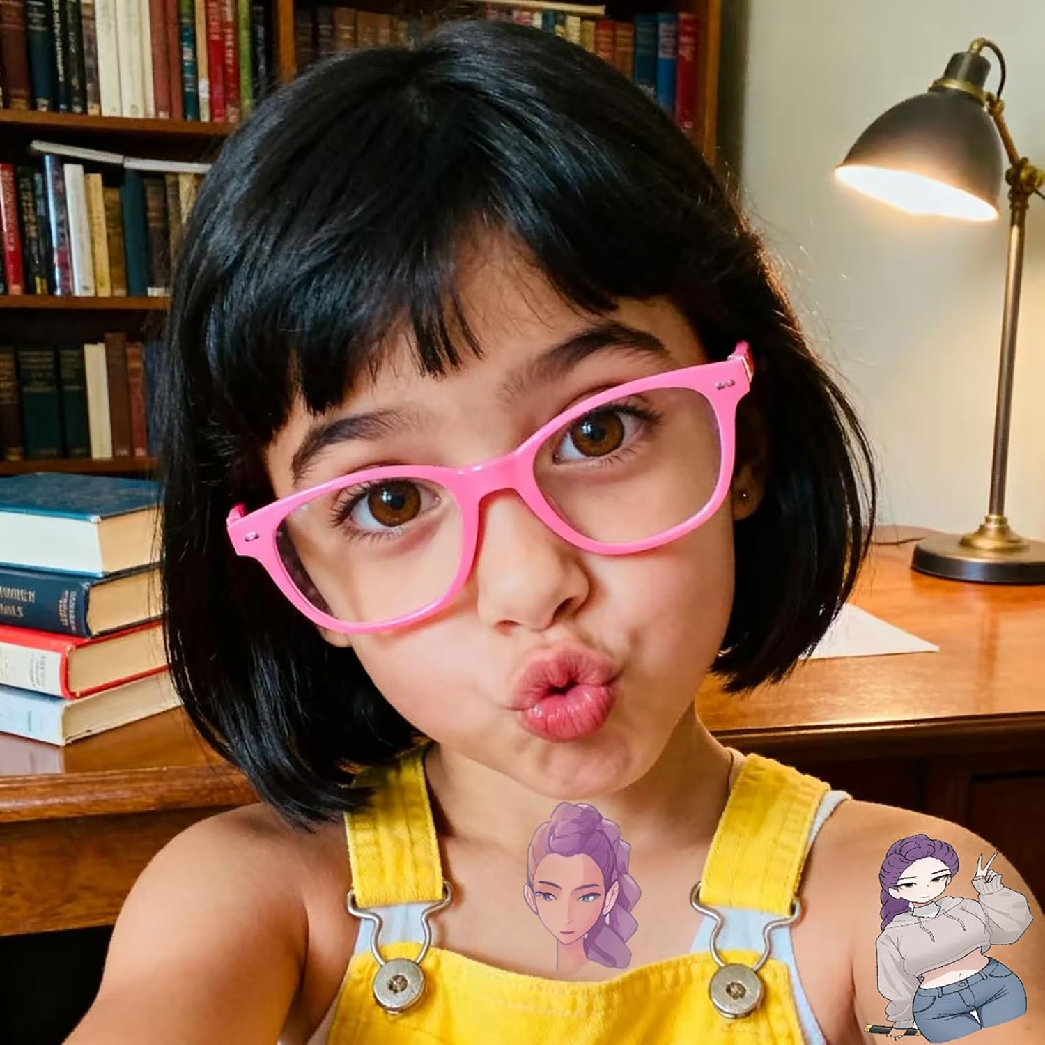 8 Sheets Demon Movie Hunters Temporary Tattoos for Kids,Korean Idol Cartoon Stickers Birthday Party Favors Gifts for Girl Boys Home Activity Class Prizes Carnival Christmas Rewards image number 5