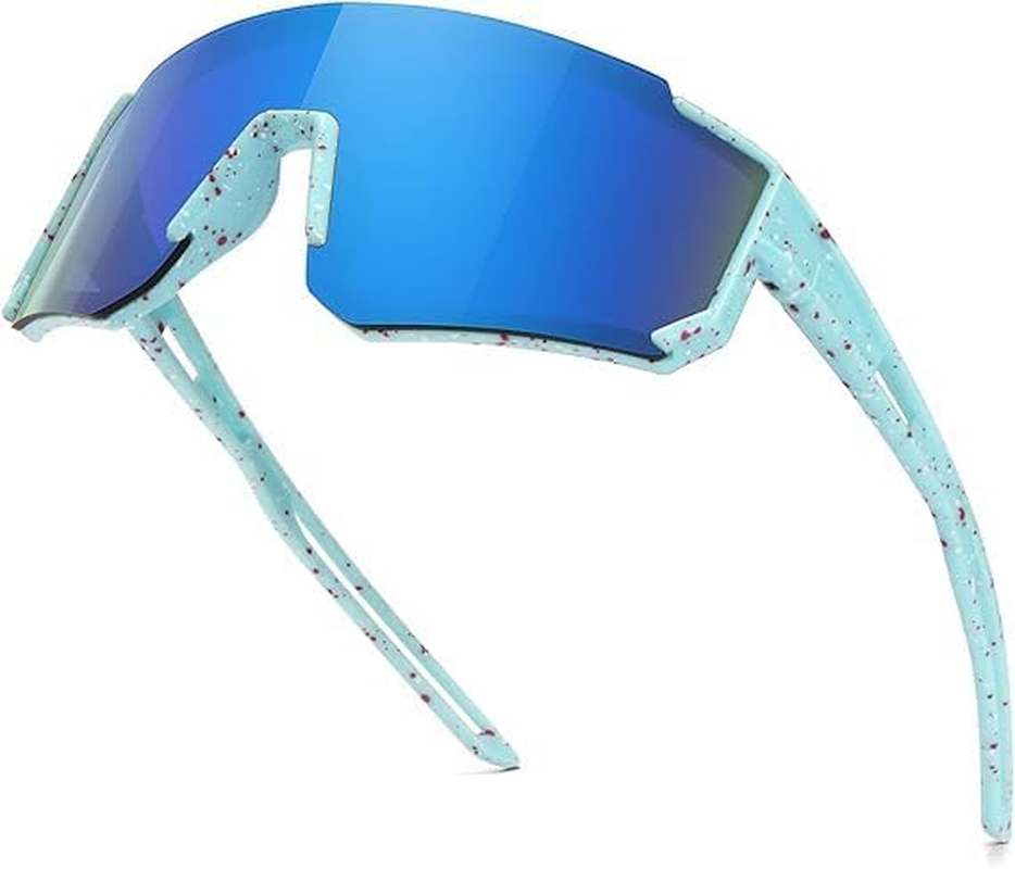 Youth Baseball Sunglasses for Boys Girls Age 6-12 Softball Cycling Sports Sunglasses for Kids Lightweight Frame