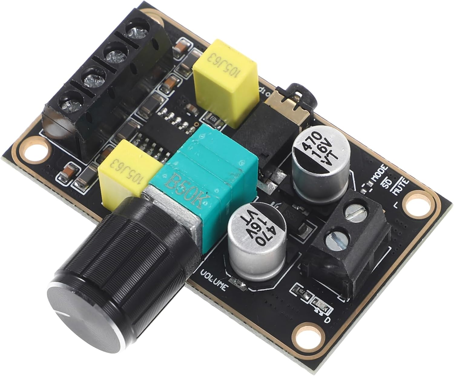 TEHAUX Digital Audio Amplifier Board PAM8406 Amplifier Module for DIY Suitable for Home Theater And