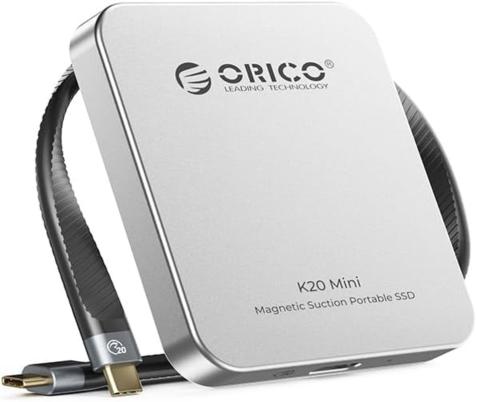 ORICO 512GB External SSD up to 460Mb/S Portable Solid State Drive,Silver-K5Mini image number 5