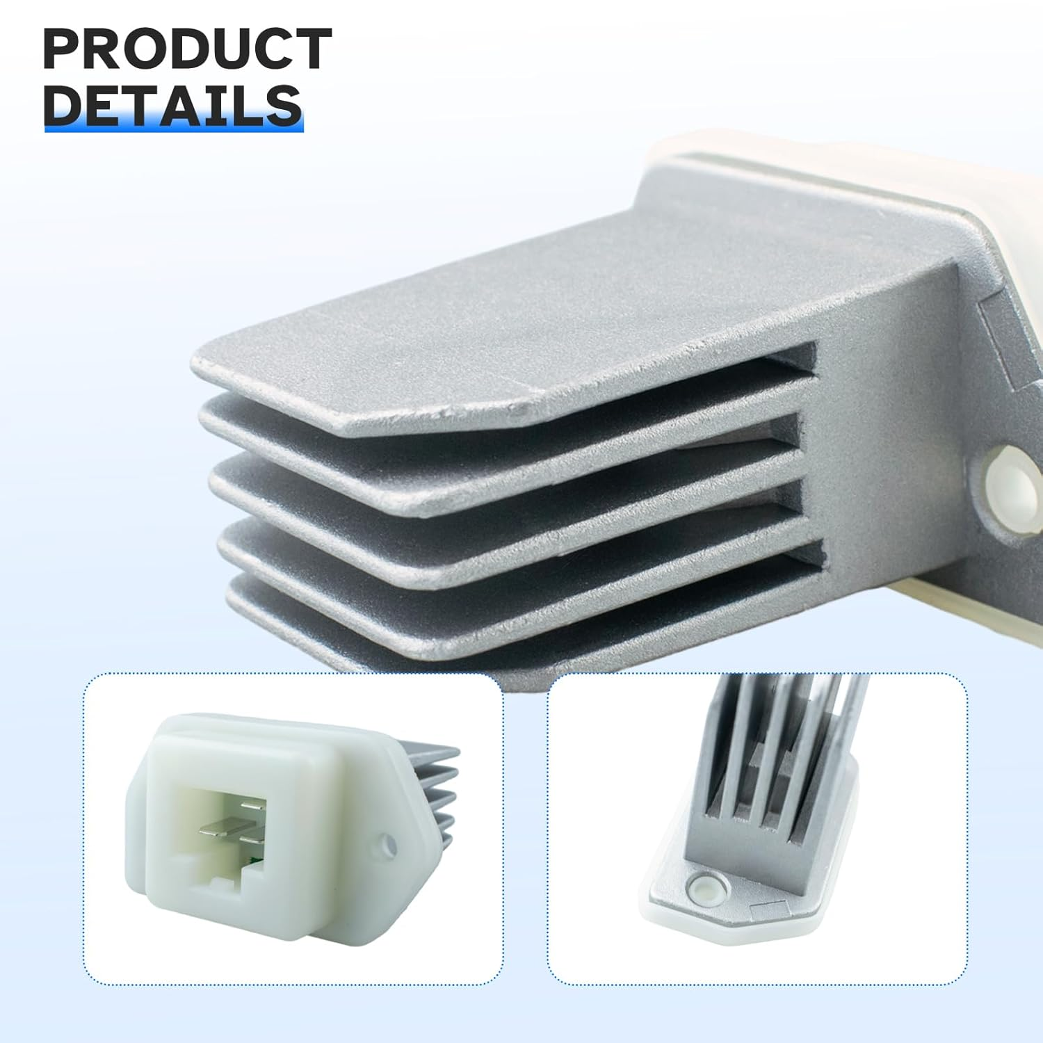 AC Blower Motor Resistor HVAC Heater A/C Fit for Nissan Rogue X-Trail Pathfinder Sentra Maxima NV1500 NV2500 NV3500 / Infiniti QX60 QX4 Q45 G20 I30, Replaces# 27761-4BA0A image number 5