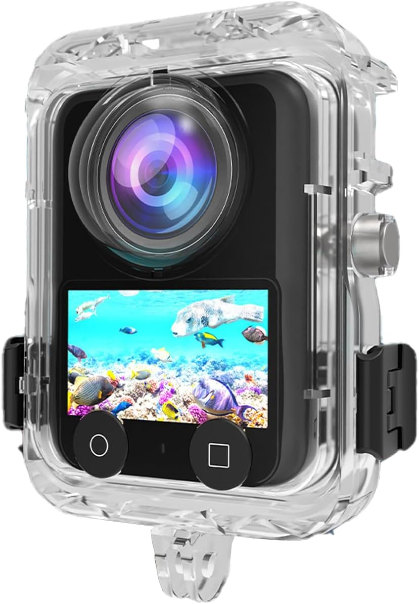 Diving Case for DJI OSMO 360 Panoramic Action Camera, 40M Waterproof Protective Shell with Anti-Fog Inserts & Storage Bag image number 1