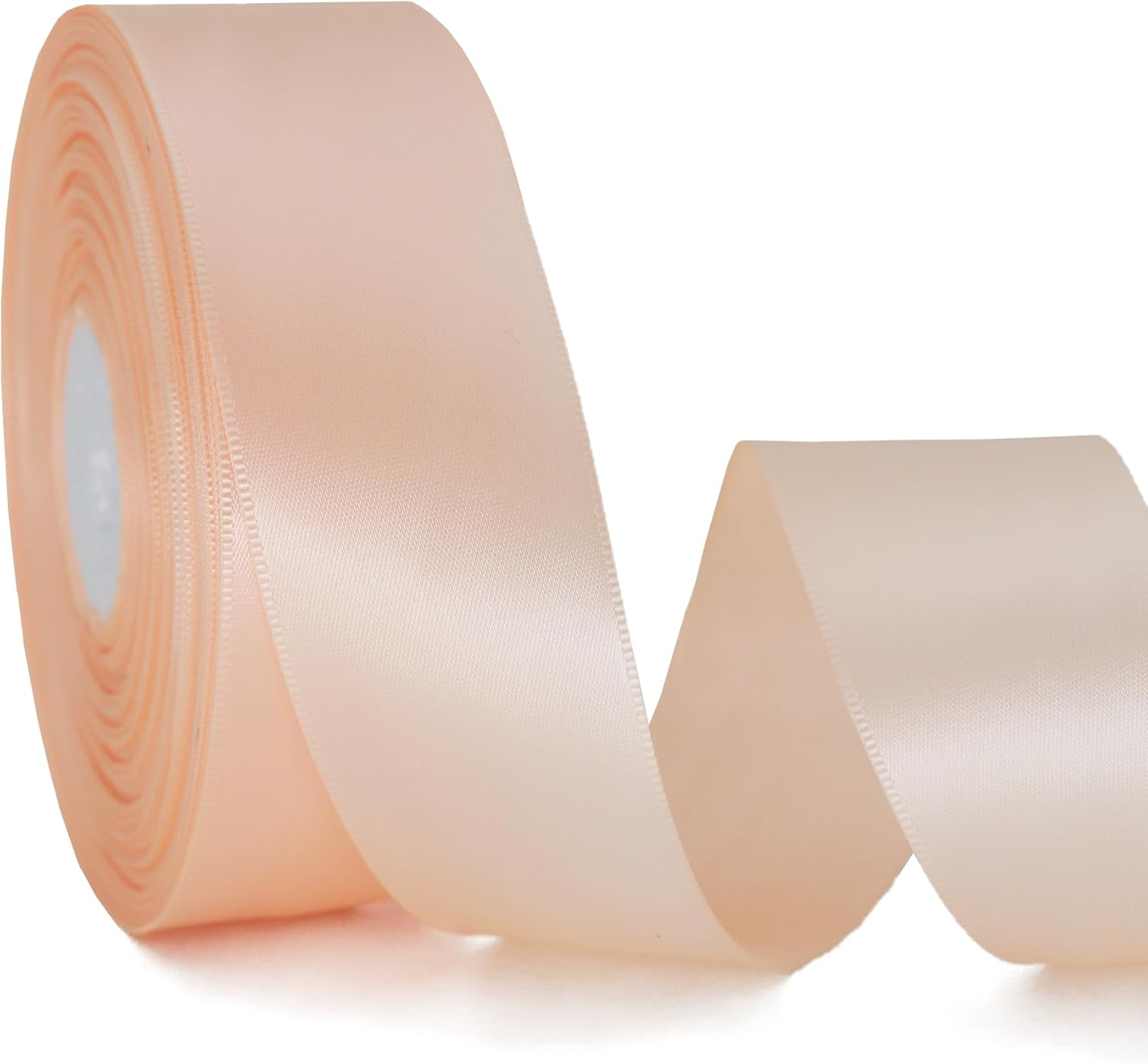 Red Ribbon 1-1/2 Inch 50 Yards Satin Ribbon Polyester Fabric Single Sided Ribbon for Gift Wrapping, Flower Bouquet, Handmade Eternal Flower, Wedding Party Decoration