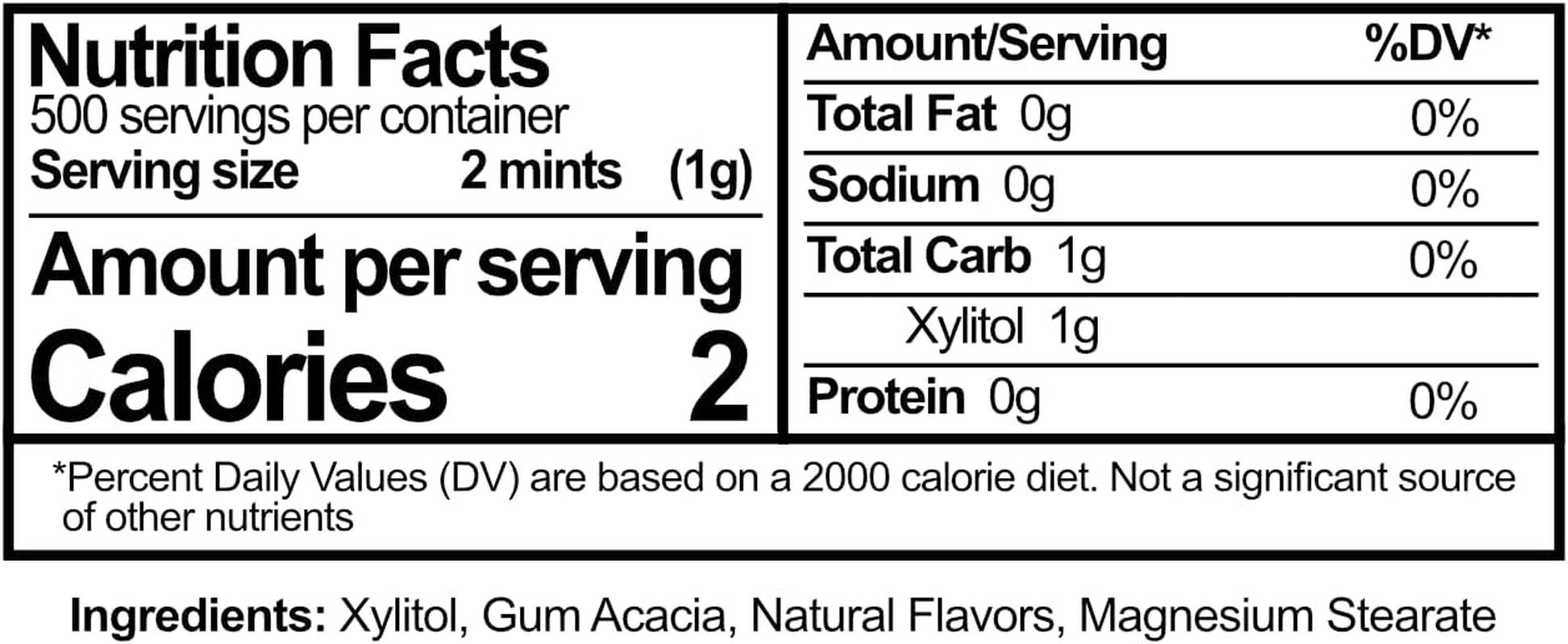 Epic Dental Fresh Fruit Xylitol Mints 1000-Pieces