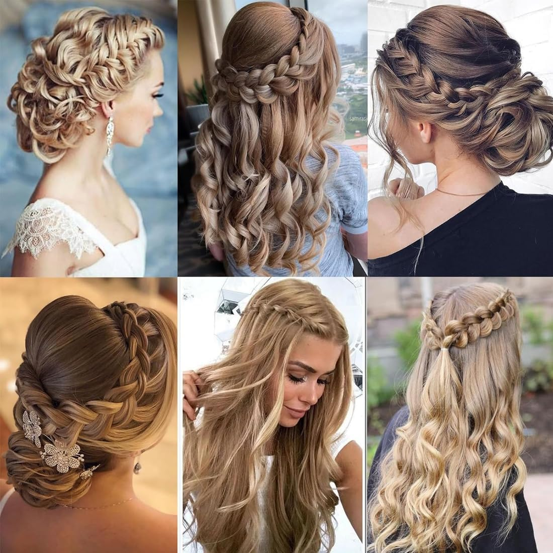 Pack of 12 Hair Tail Twister, Hair Braiding Tool, Hair Tail Twister Holder, Hairstyle Aid Band, Black Bun Styler, Hair Twister, Quick Spiral Braiding, DIY Hair Styling Aid Tool image number 1