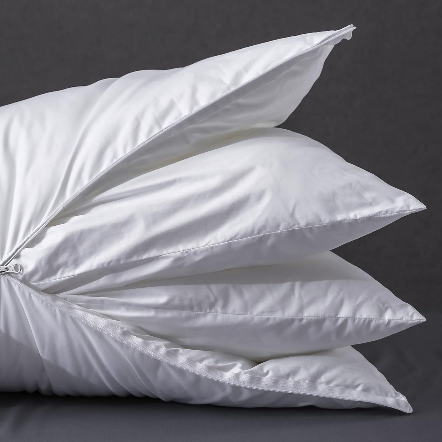 Three Geese Adjustable Layer Pillow,Assembled Bed Pillow, Soft Cotton Cover Blend,Good for Side and Back Stomach Sleeper, Standard/Queen Size,Packaging Include 1 Pillow. image number 7