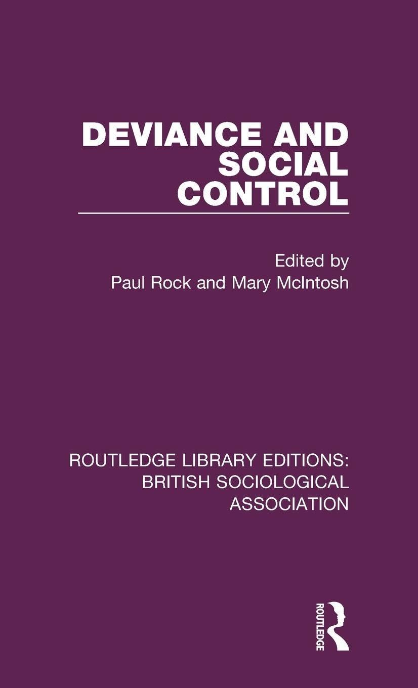 Deviance and Social Control
