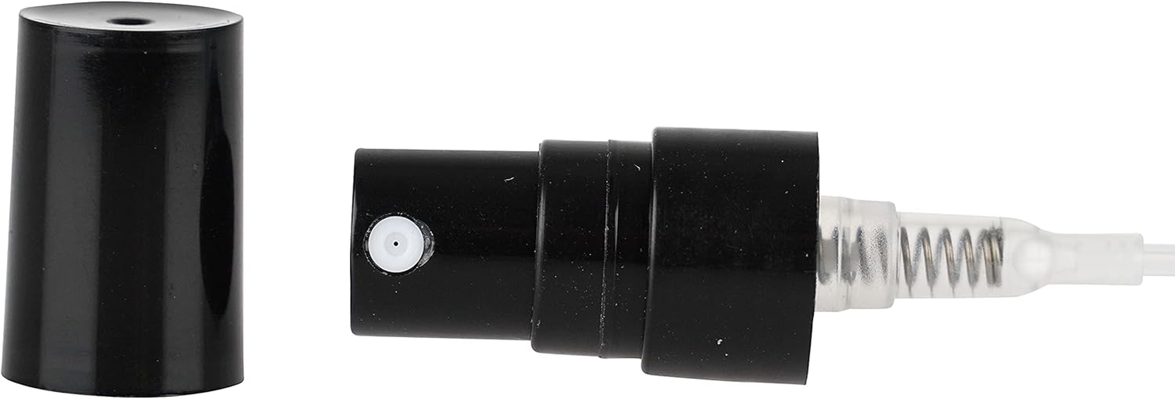 【AU STOCK】50 X Clear Glass Tester Spray Perfume Bottles with Black Atomizer and Overcap | Refillable Travel Spray Empty Bottle for Perfume (50, Clear with Black Atomizer) image number 5