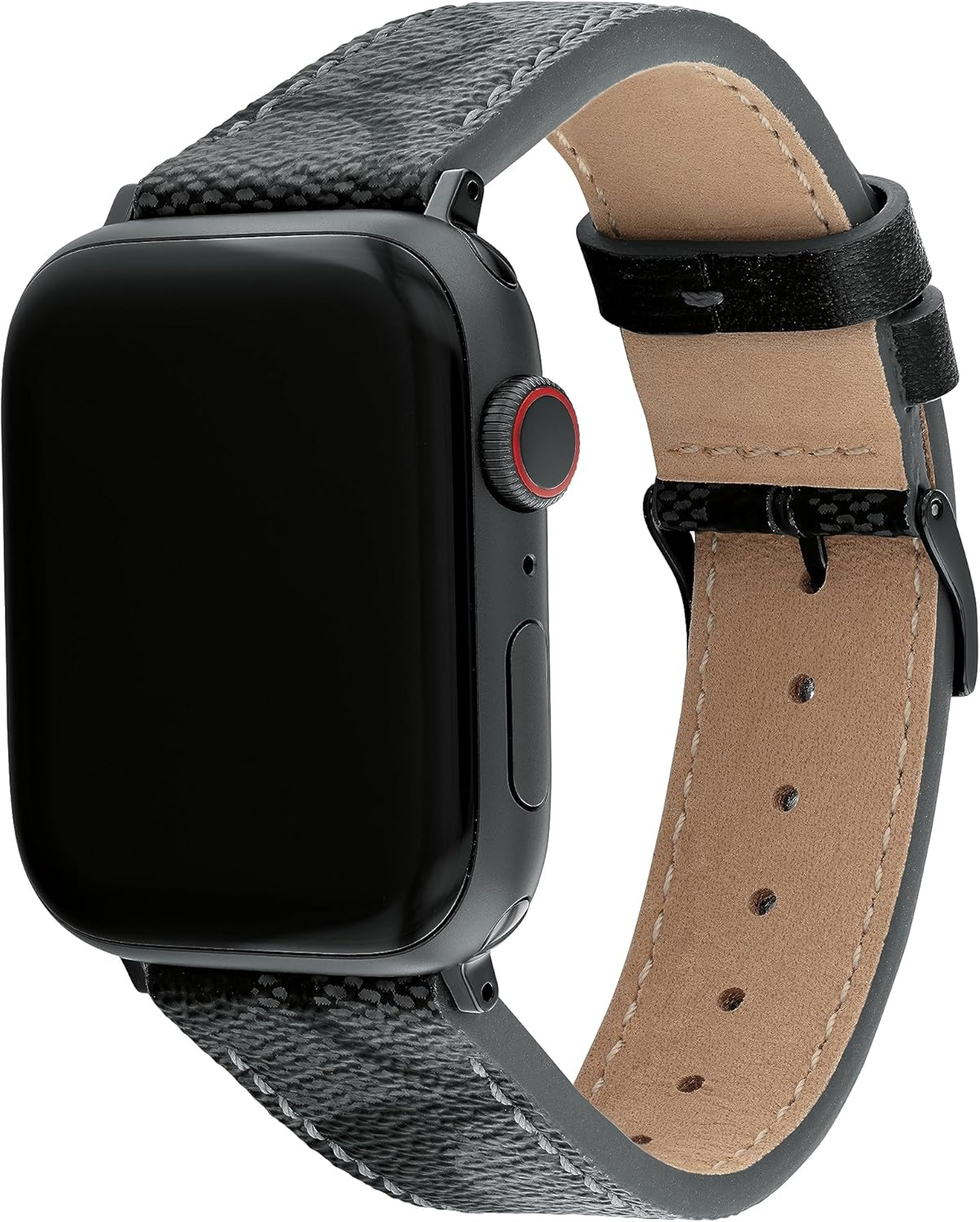 Coach 14700044 Women'S Leather Strap for Apple Watch, Black, 小 image number 3