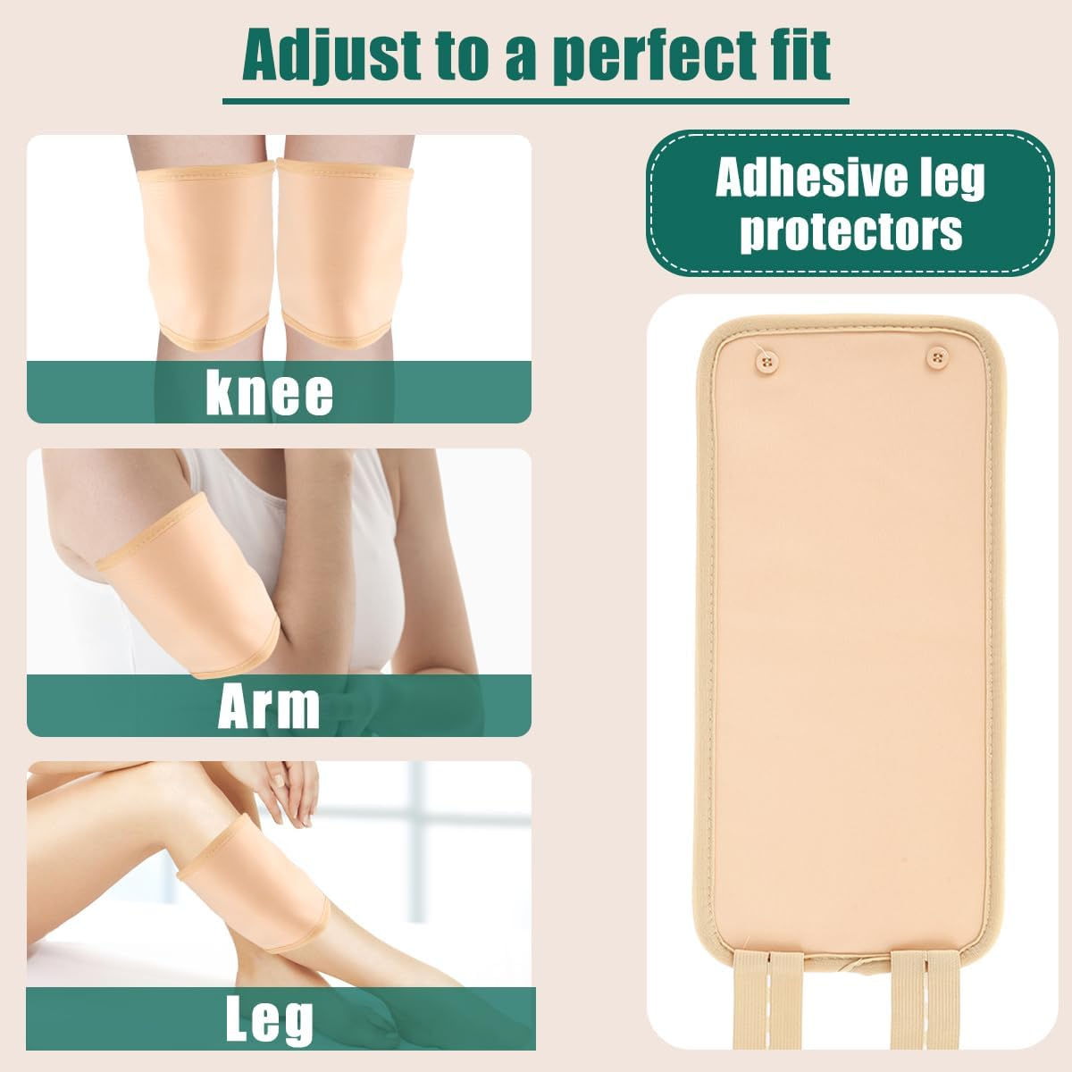 6 Pcs Oil Pack Wrap, Waist Neck Oil Pack Set, Organic Oil Pack, Organic Cotton Flannel for Oil Packs, Oil Pack Kit for Waist and Neck, Khaki (A 2) - A 2 image number 2