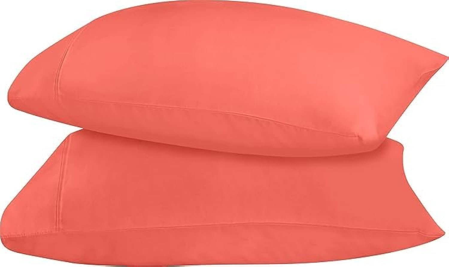 Kamas Oversized Queen Pillowcase Pack of 2 Extra Large Pillowcase to Fit Your Oversized Pancake Large Huge & Gusseted Pillows 100% Egyptian Cotton Sateen Weave (Silver, Queen Oversize- 23X34)