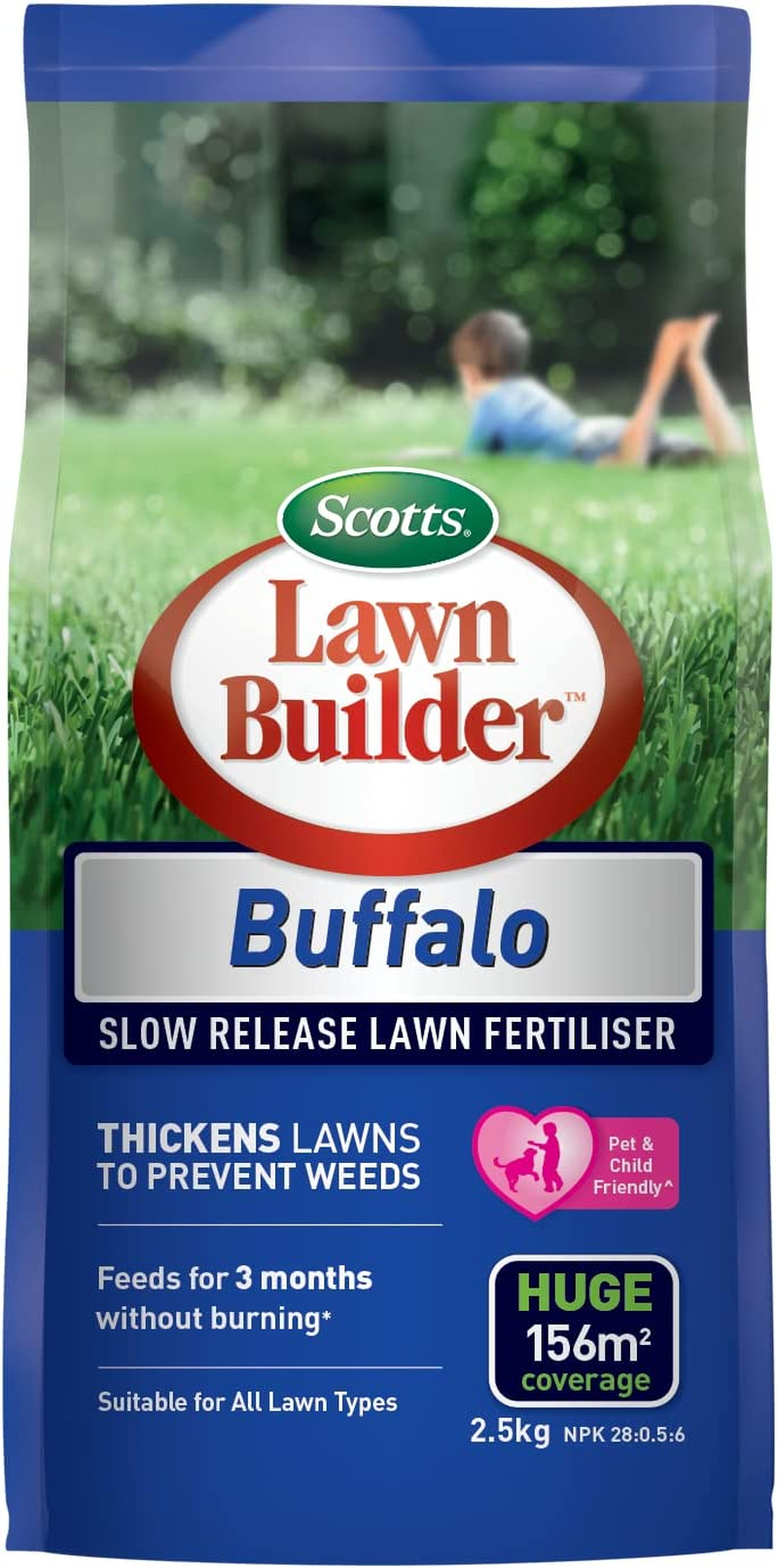 Evergreen Garden Care Lawn Builder Buffalo Fertiliser 2.5Kg