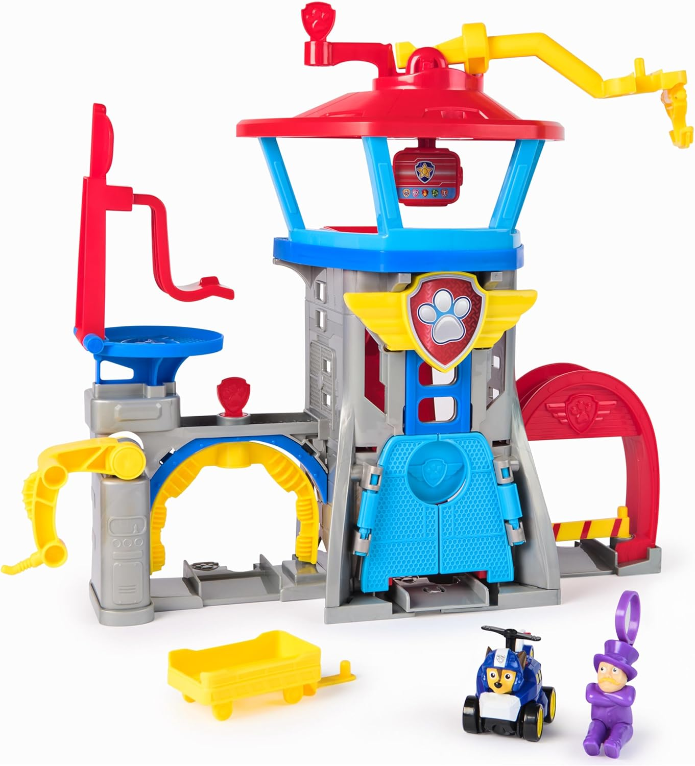 PAW Patrol: Air Rescue, Pup Squad Adventure Bay Airport Playset, with Chase Toy Car & PAW Patrol Vehicle Launcher, Kids&rsquo; Toys for Boys and Girls 3+ image number 3