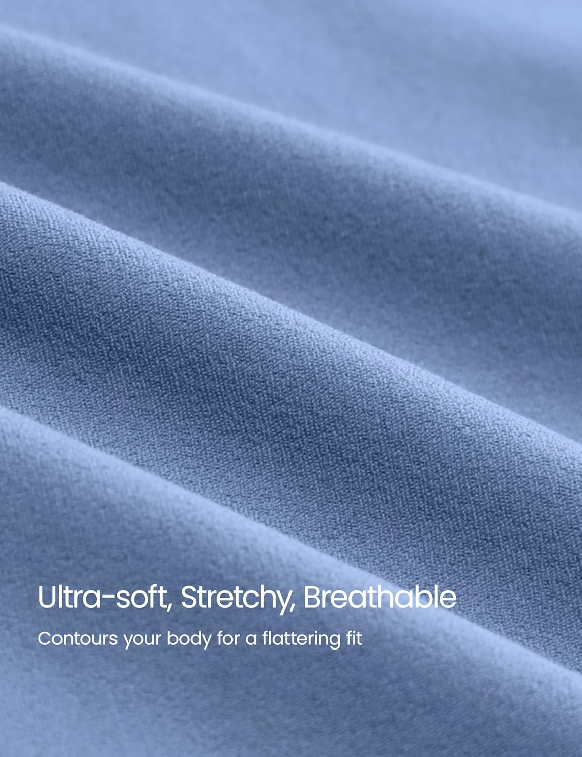 CRZ YOGA Softembrace Long Sleeve Shirts for Women Soft Crew Neck Fall Basic Tight Tops Fitted Casual Going Out T-Shirts image number 7