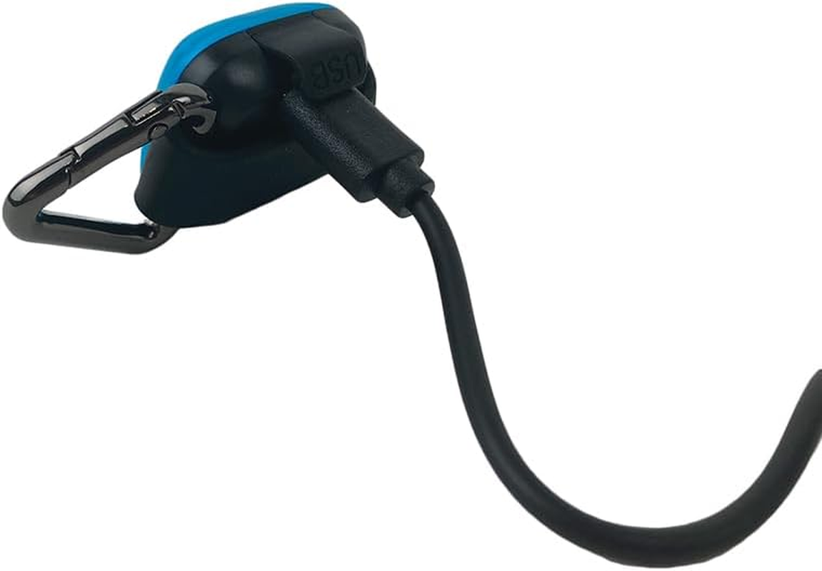 Huskimo Luminasafe LED Dog Light, Bells Beach Blue, 300M Visibility, USB-C Rechargeable, Water Resistant image number 3