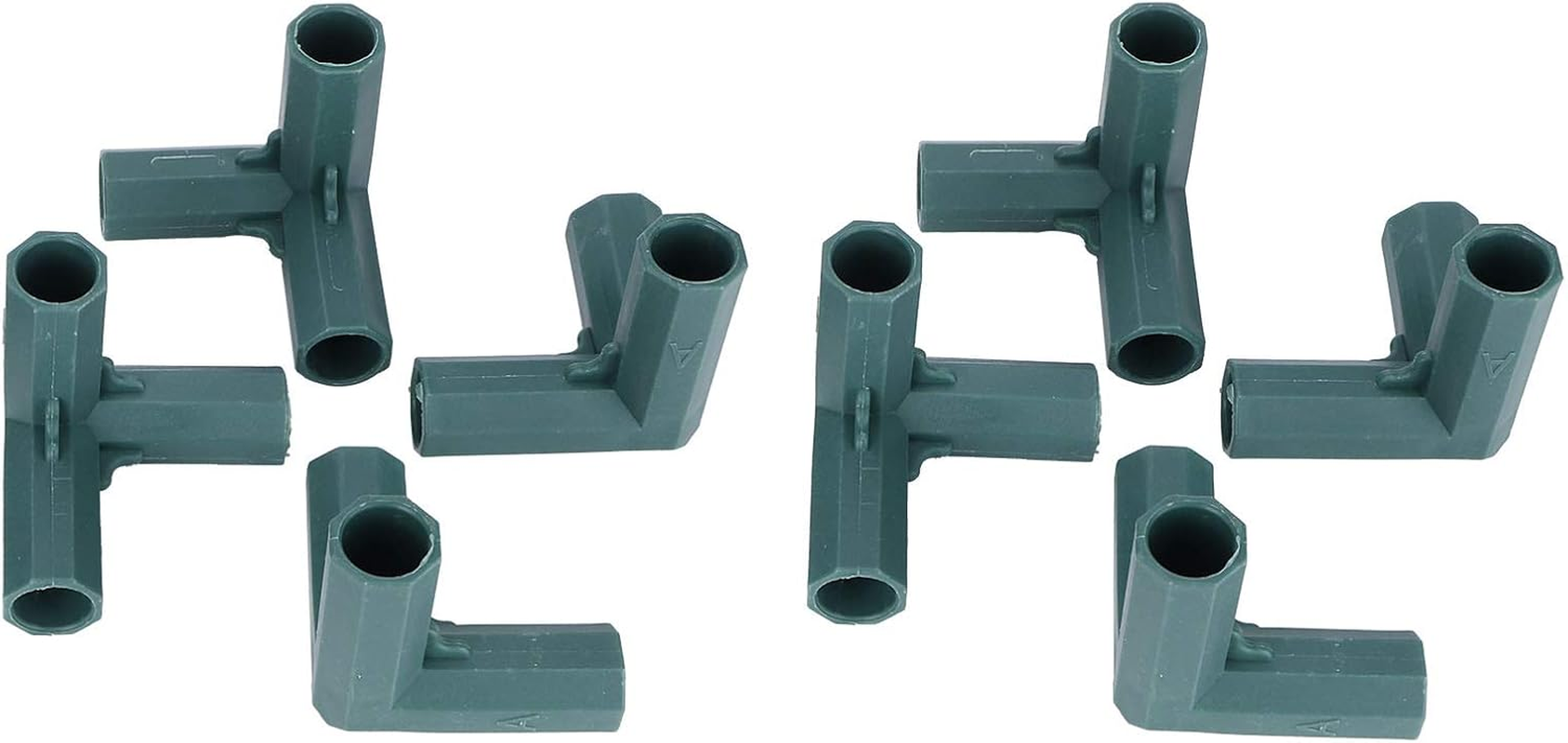 Canes Connector, 3-Way Plastic Garden Support Stakes Plant Support Pole Gardening Post Accessories Tool for Agriculture Lawn Greenhouse Vegetable image number 3