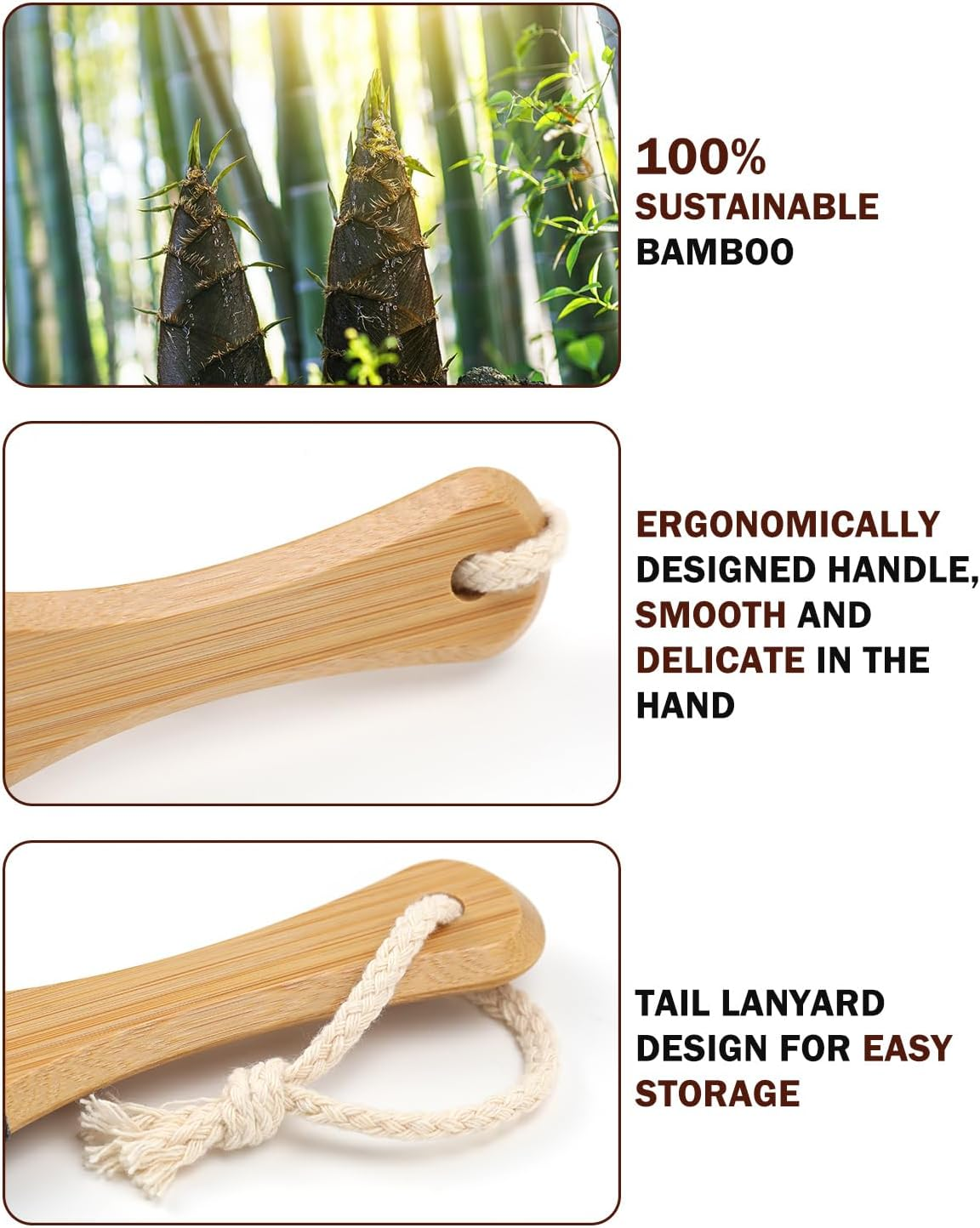 BEZOX Foot Pumice Stone Pedicure File(1 PCS) - Ergonomic Wooden Handle Foot File Callus Remover for Smoother Feet and Hands - Foot Scrubber, Heel Sander and Dead Skin Scraper - Black image number 5