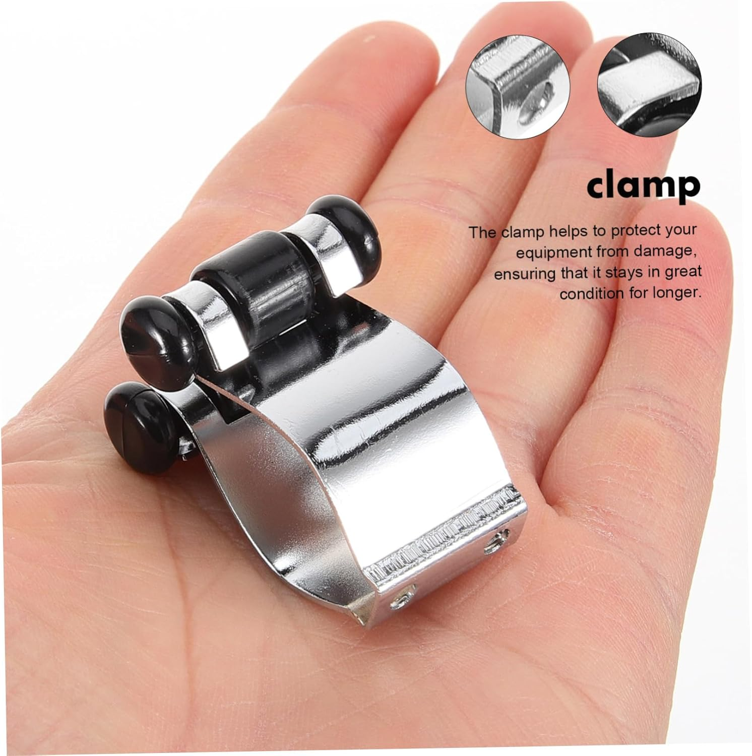 COOLHIYA 5Pcs Pool Cue Clip Wall Cue Rack Rod Holder Wall Pole Clamp Pool Cue Holder Pool Cue Rack Fishing Rod Pod Cue Stick Holder Fishing Rod Rack Fishing Rod Clamp Pole Holding Rack image number 4