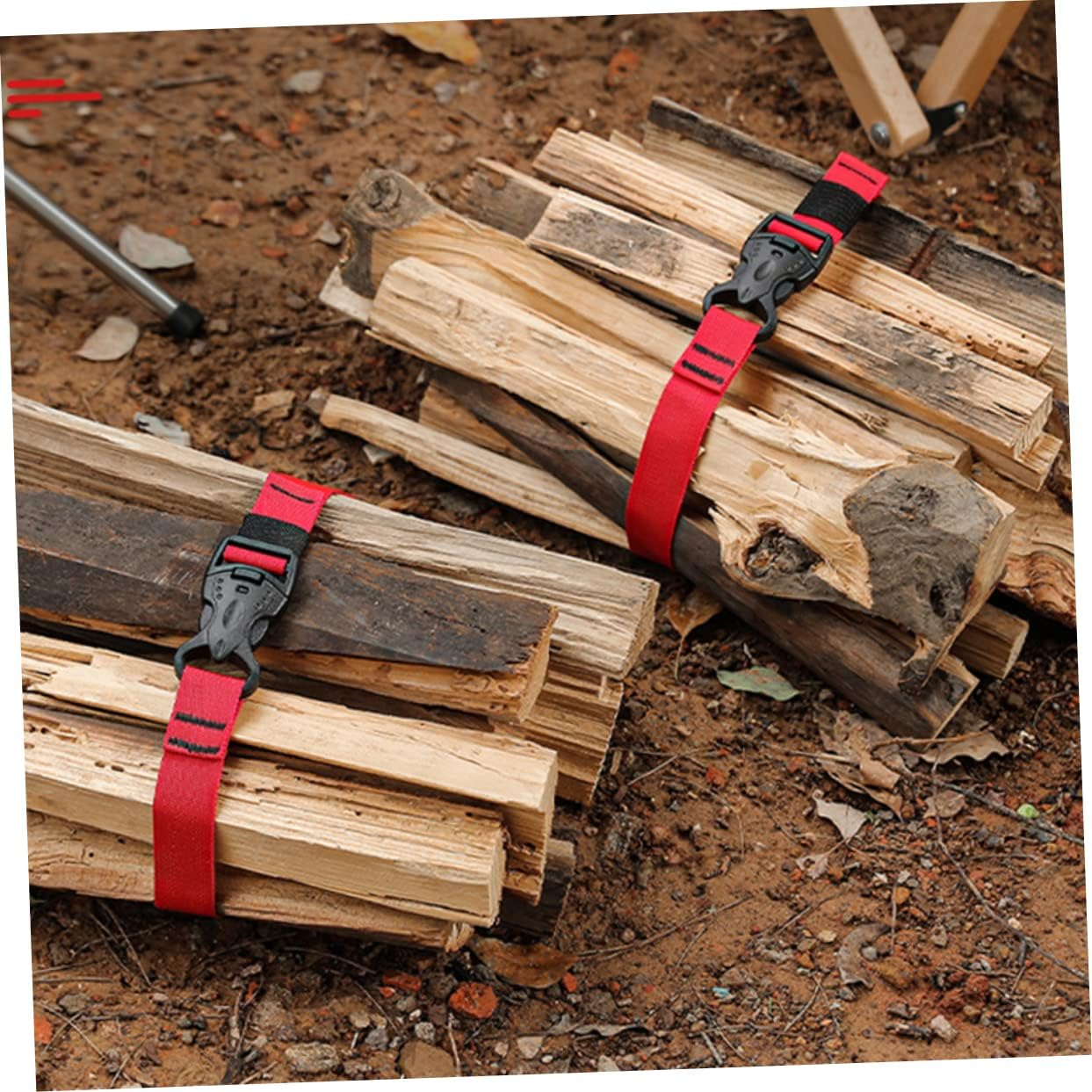 AUTSUPPL 3Pcs Multifunctional Binding Belt Stretchable Strap Quick-Release Ratchet Straps for Luggage Cargo