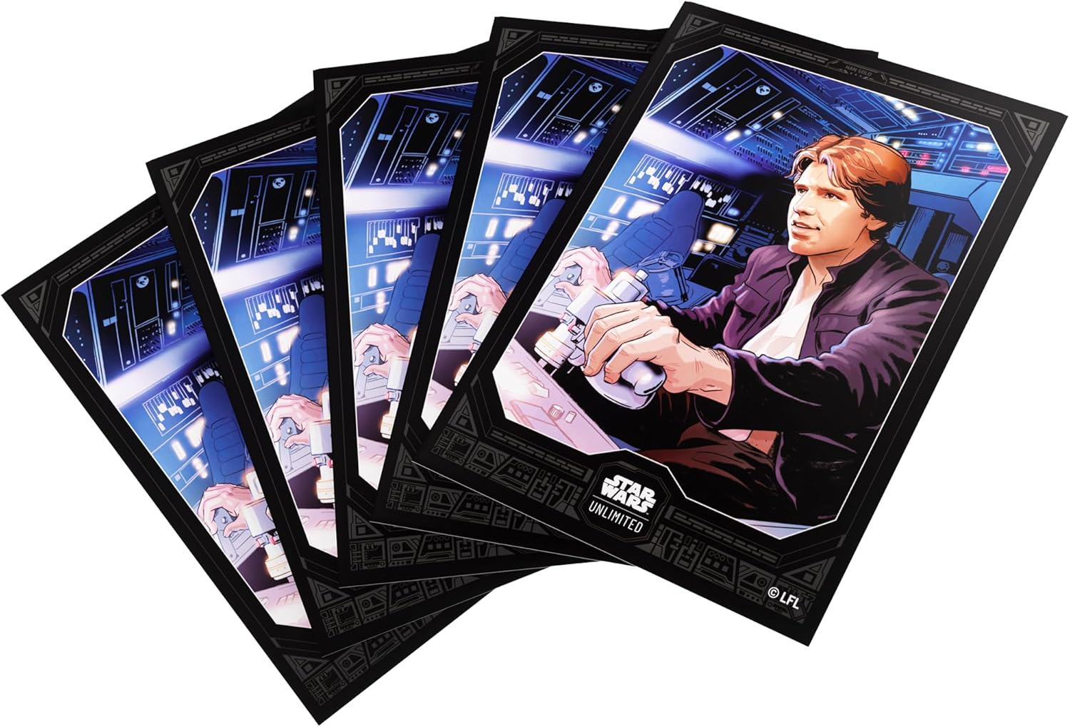 Gamegenic Star Wars Unlimited Art Sleeves - Han Solo image number 1