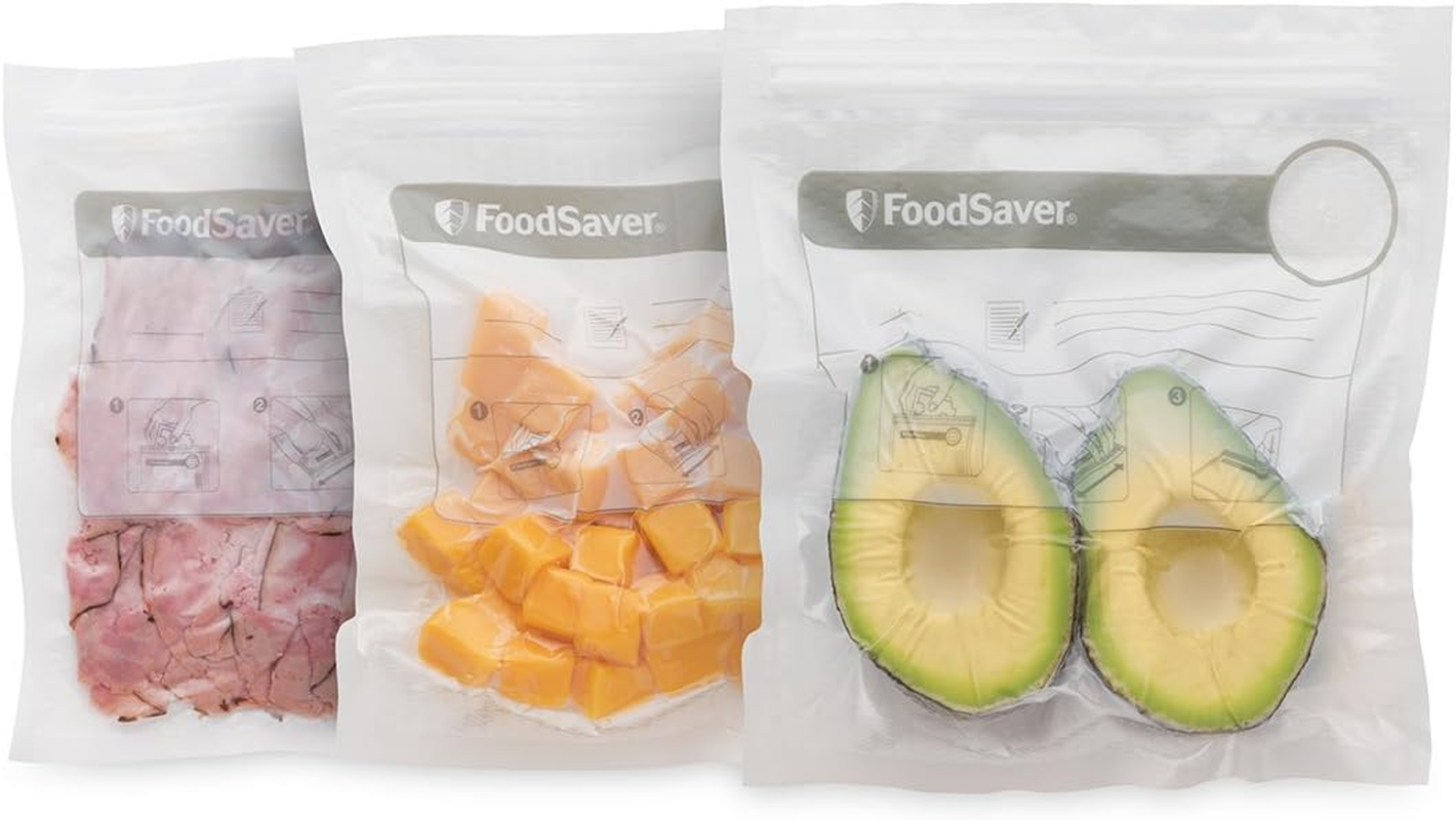 Foodsaver VS0500 35 X 946Ml Vacuum Zipper Bags, Clear 20.5 Cm X 22.6 Cm image number 2